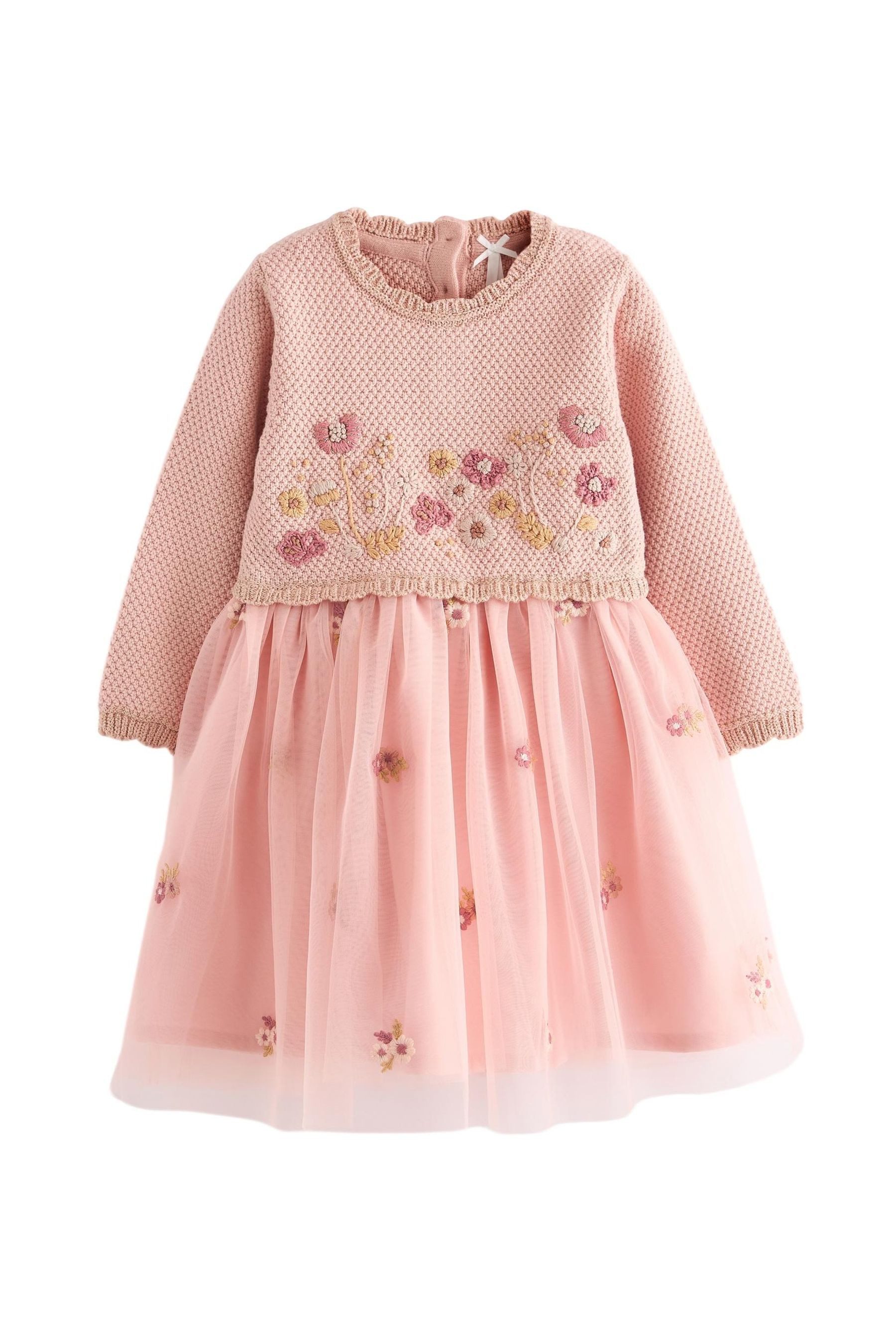 2-in-1-Kleid 2-in-1-Strickkleid mit langen Ärmeln