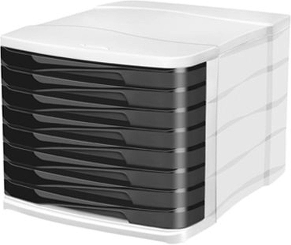 Organizer Schubladenbox Ellypse Owa 8 Schübe 398 eo hellgrau/schwarz