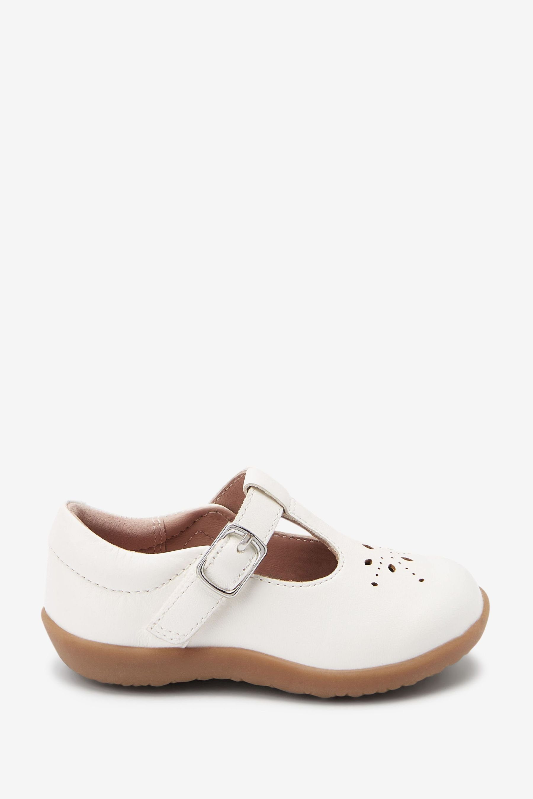 Next Schuh mit T-Steg für Laufanfänger Lauflernschuh (1-tlg) White Leather