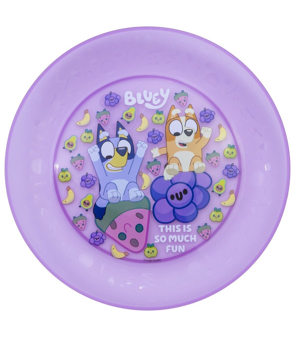 Bluey Brotschale Set 4 teilig geeignet für Mikrowelle und Spülmaschine ab 4 Jahre, (Spar-Set, 4-tlg)
