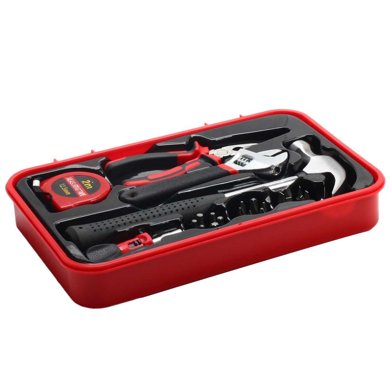 Werkzeugset Set TS-23 Handwerkzeug Box 23-teilig Werkzeugkoffer Werkzeugsatz