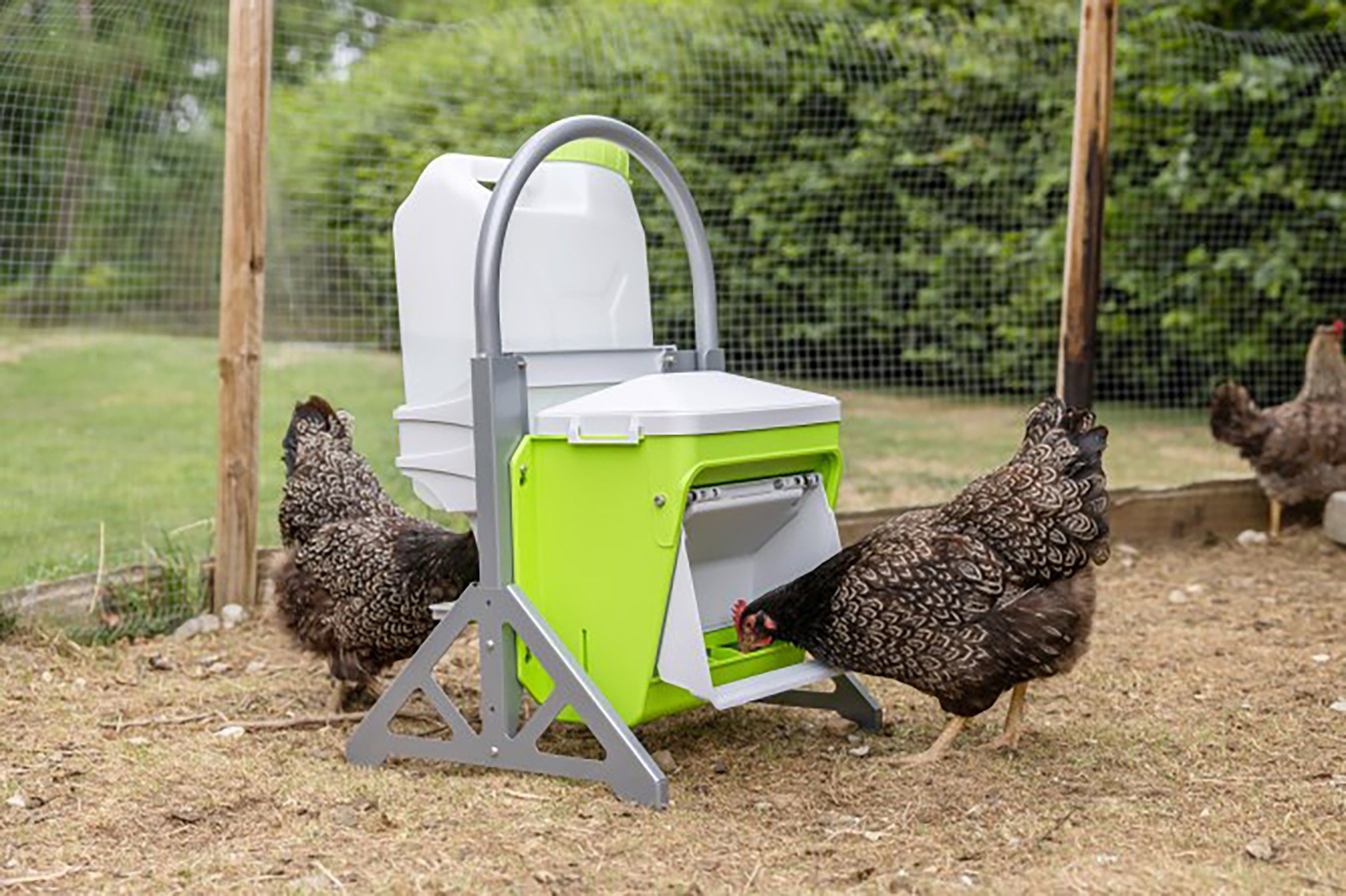 Kerbl Vogeltränke SmartCoop, mobiler Ständer, für 70660+70651, grau lackiert