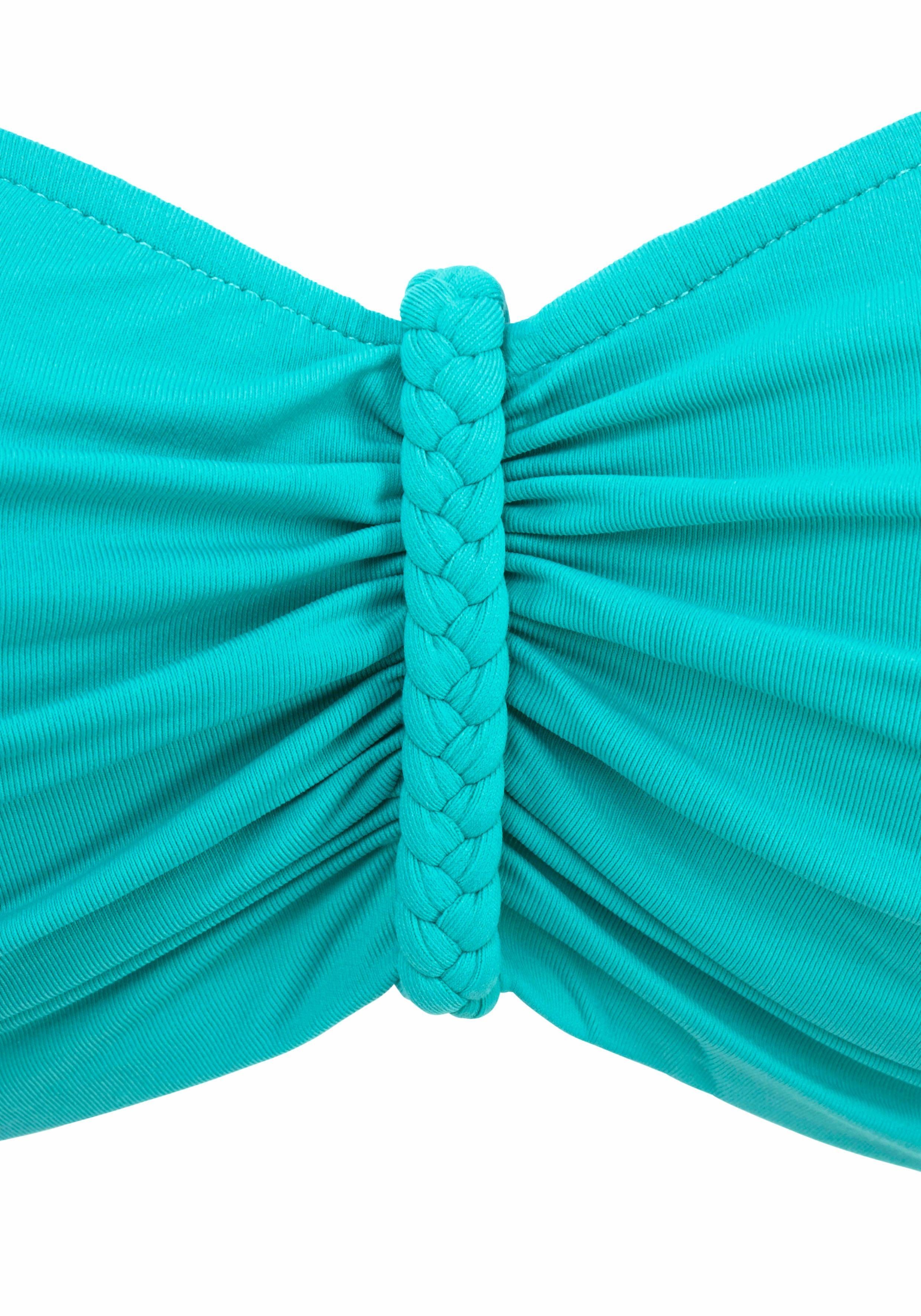 Buffalo Bügel-Bandeau-Bikini-Top Happy, mit geflochtenem Detail – Bild 3 von 5
