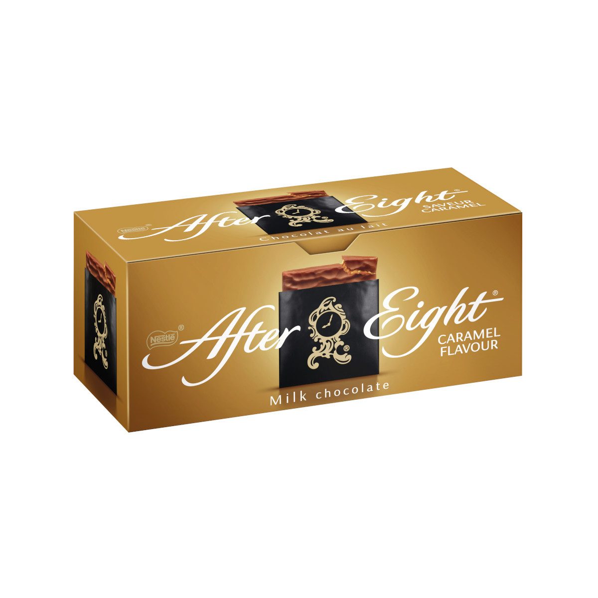 After Eight Schokolade, Nestle After Eight Caramel Praline Milchschokolade Packung 200g