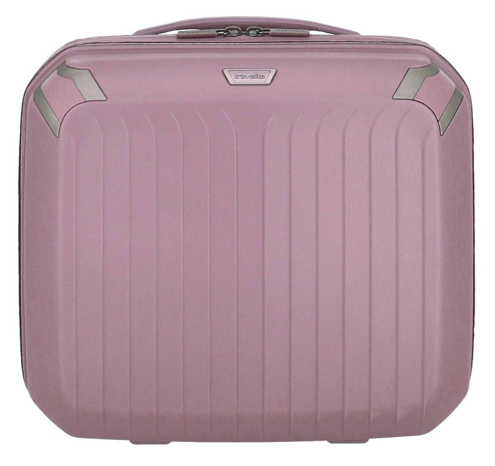 travelite Beautycase Beautycase ELVAA, Kosmetikkoffer Trolley-Aufsteckfunktion, passend dazu Koffer ELVAA