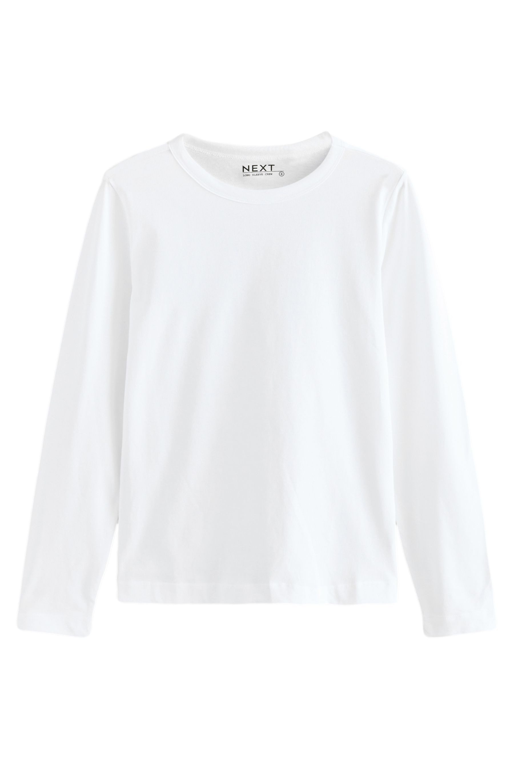 Next Langarmshirt Langarm-Rundhalsoberteil aus 100 % Baumwolle (1-tlg)