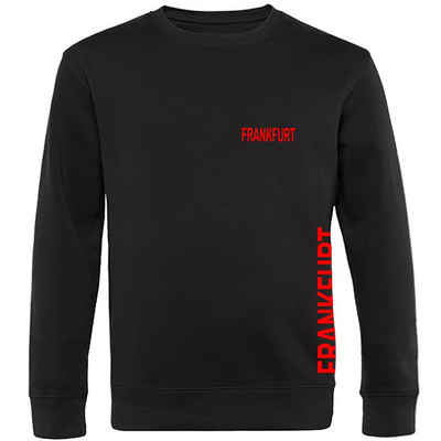 multifanshop Sweatshirt Frankfurt - Brust & Seite - Pullover