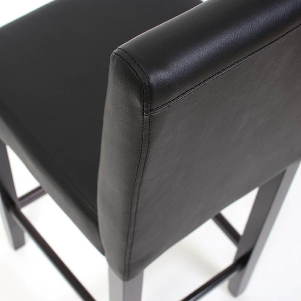 MCW Barhocker Cesena-2B (Set, 2er), Design Gute Polsterung, längeres gut Zeitloses Sitzen schwarz für geeignet