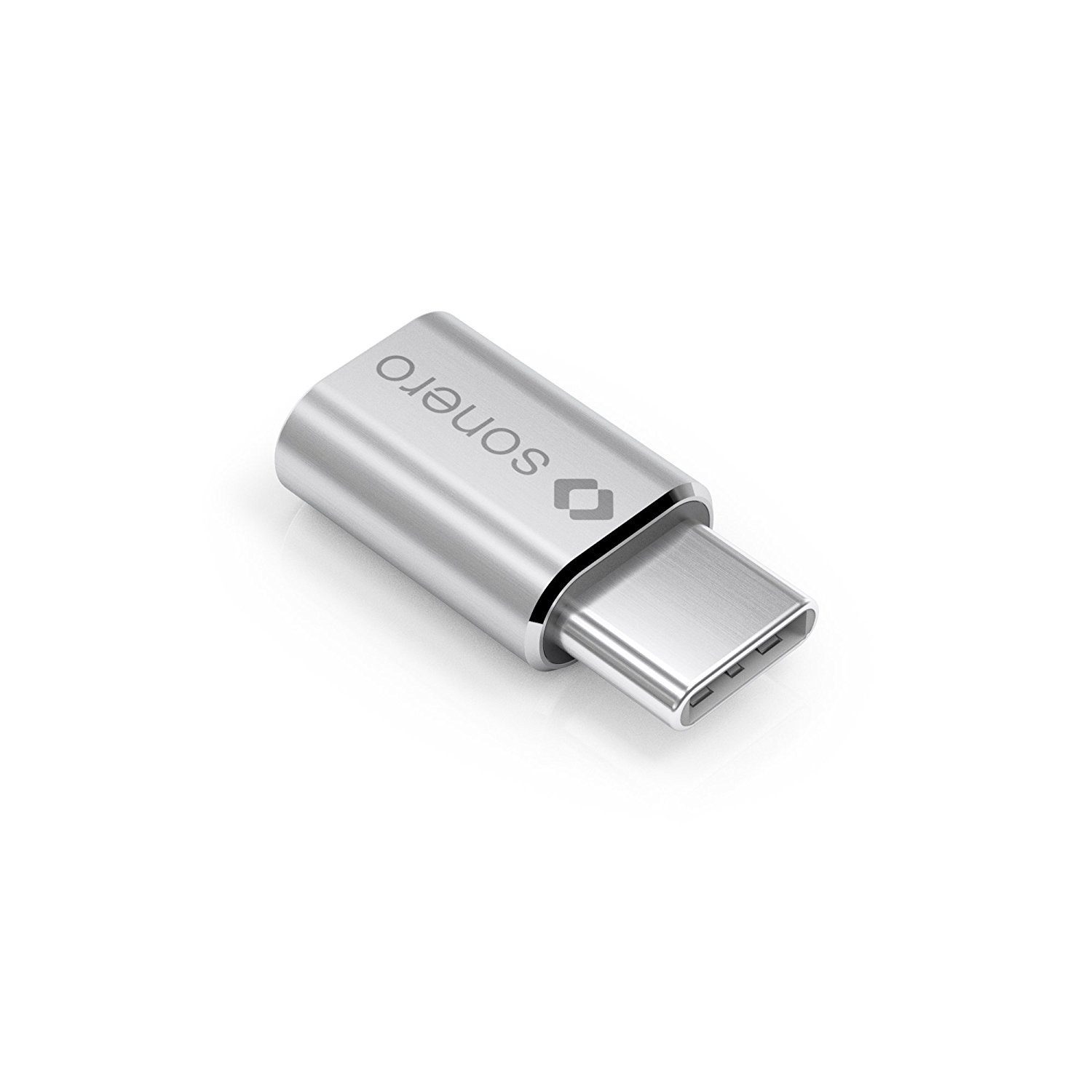 sonero Sonero U-A110 USB-Adapter (USB-C Stecker auf Micro USB-Buchse) alu/sil USB-Kabel