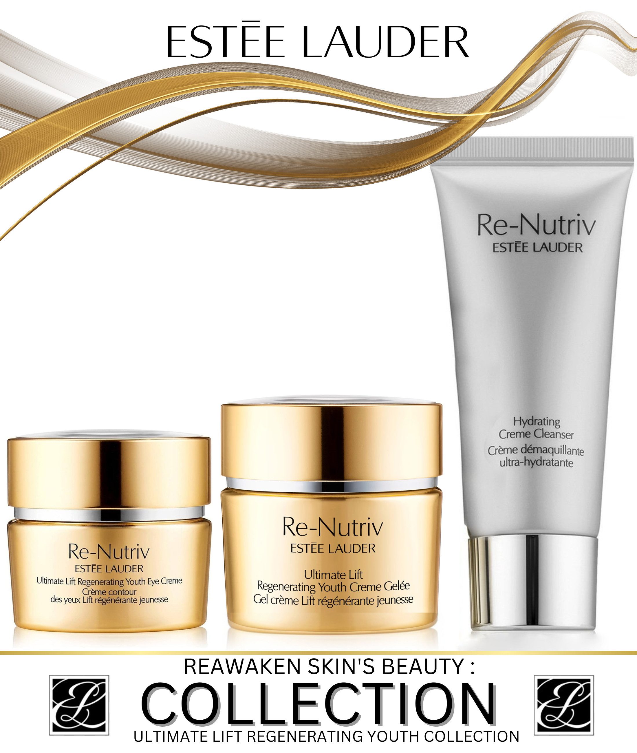 ESTÉE LAUDER Pflege-Set Reaweken Skin´s Beauty: Ultimate Regenerating Youth Collection, 3-tlg.