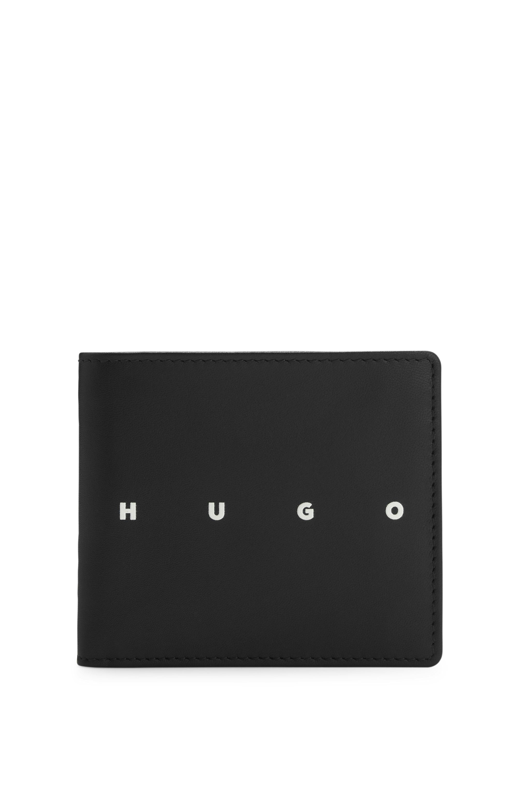 HUGO Geldbörse REHX, Herren Geldbeutel, Portemonnaie mit Logo