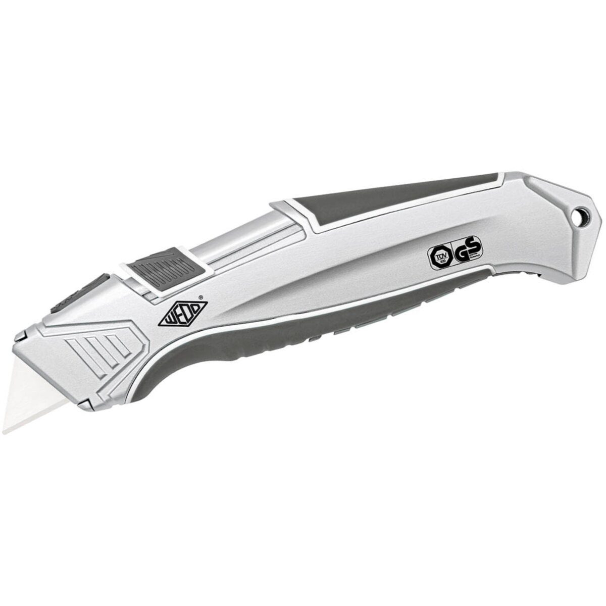 WEDO Cutter Cuttermesser Safety-Cutter ALU Cera-Safeline silber/schwarz