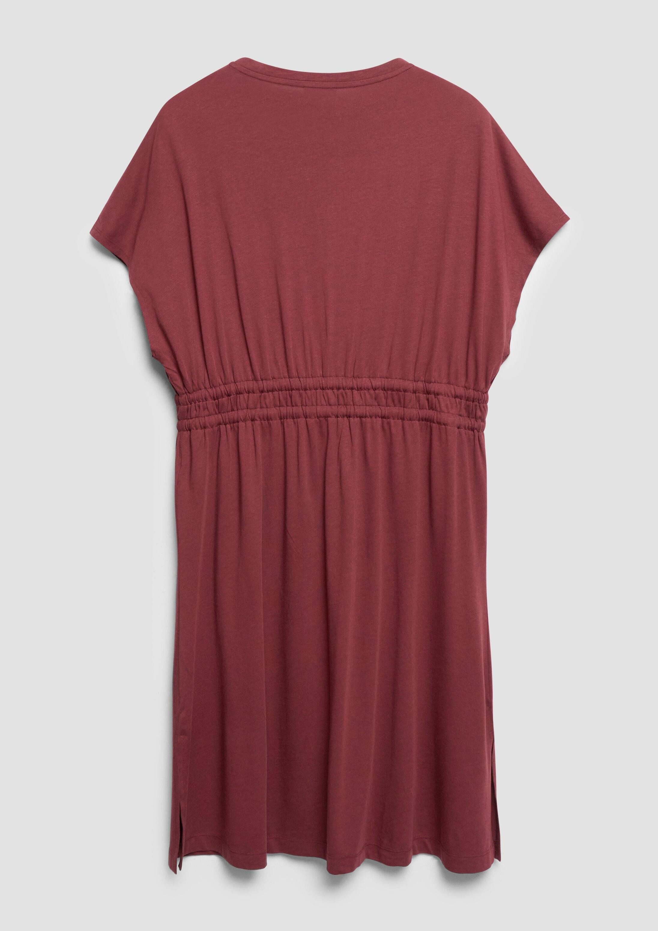 s.Oliver Minikleid Kleid Jersey-Kleid mit Tunnelzug