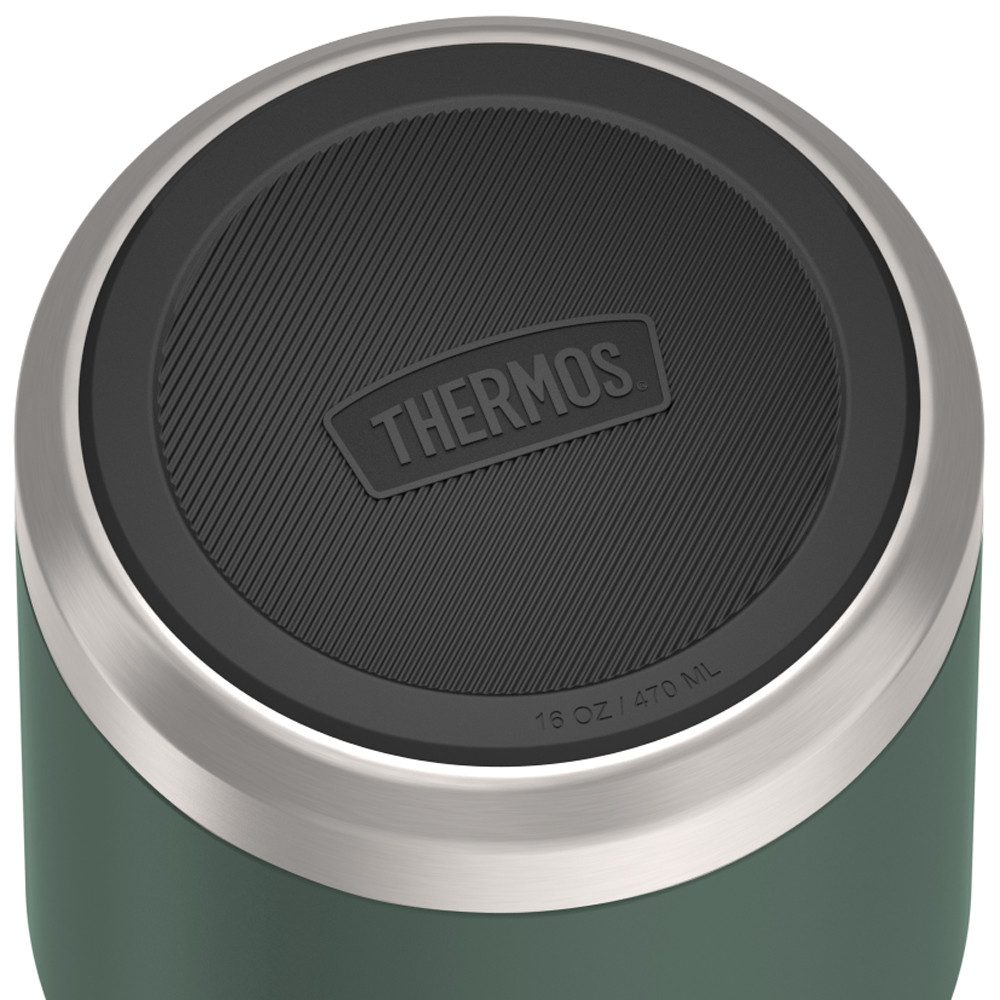 THERMOS Thermobehälter ICON FOOD JAR, Thermobehälter für Essen, spülmaschinenfest, Edelstahl, Kunststoff, Silikon, (1-tlg), 0,47l, 10h heiß & 24h kalt, dicht &  – Bild 4 von 5