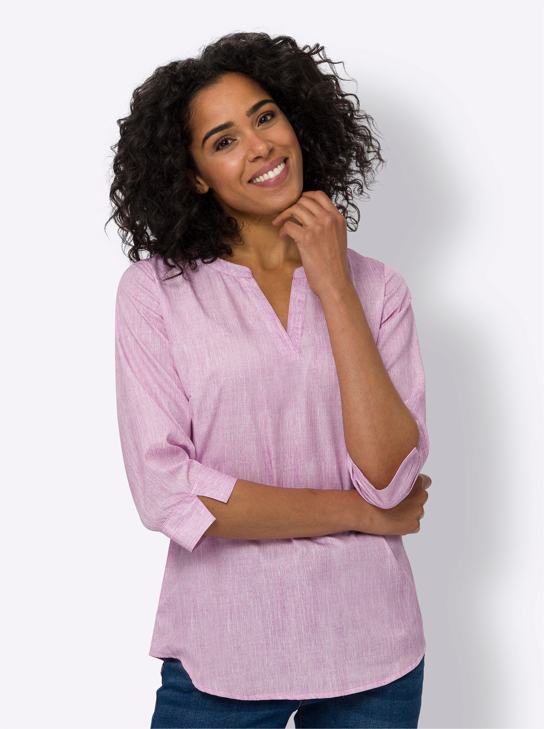 Sieh an! Klassische Bluse Schlupfbluse . günstig online kaufen