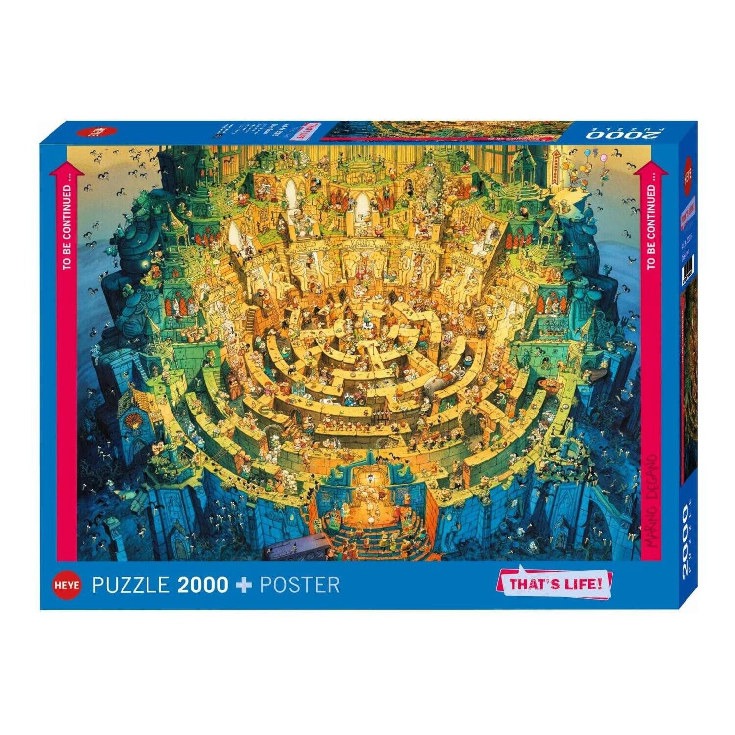 HEYE Puzzle Deep Down, 2000 Puzzleteile