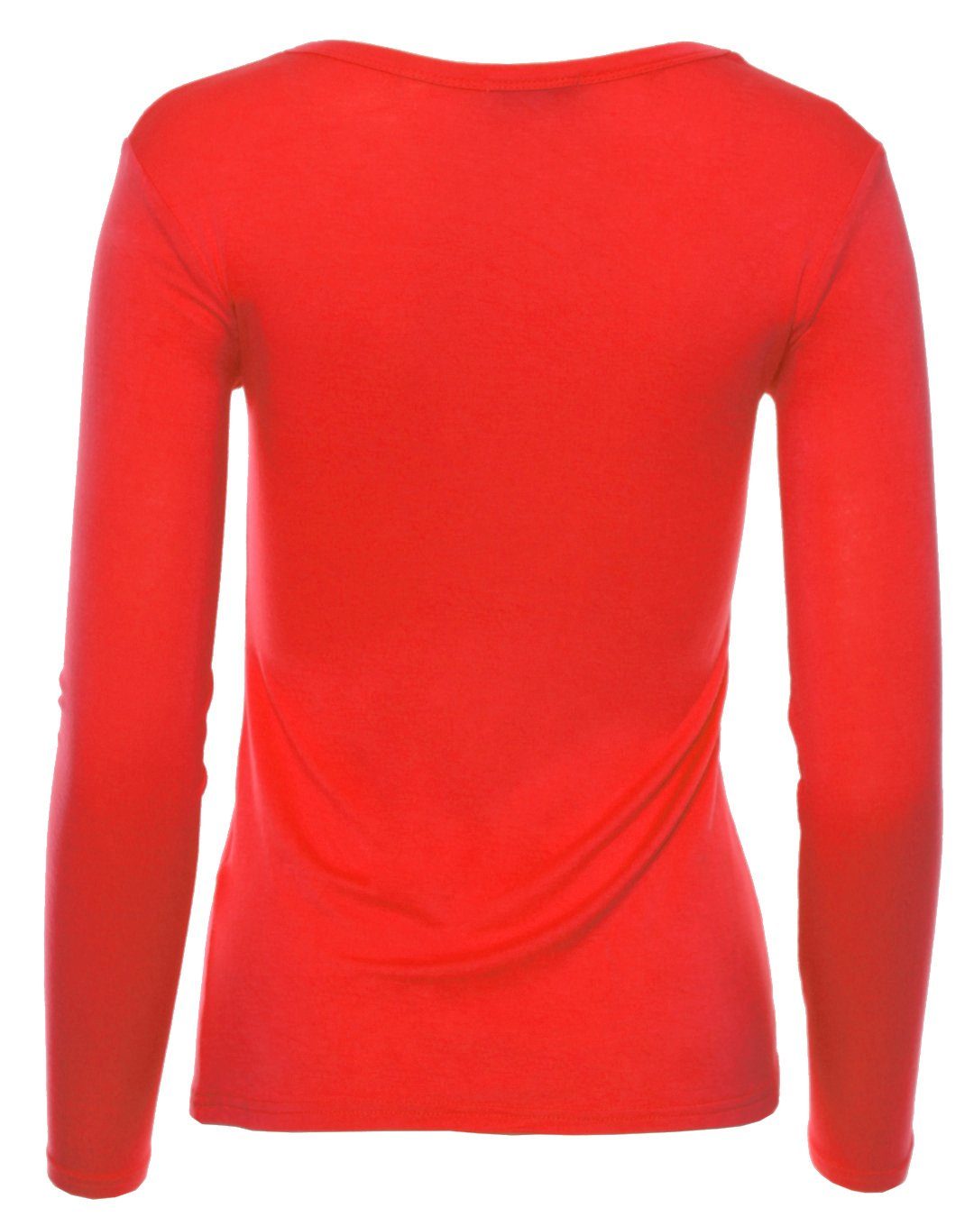 Muse Rundhalsshirt Basic Rundhals Langarmshirt Skinny günstig online kaufen