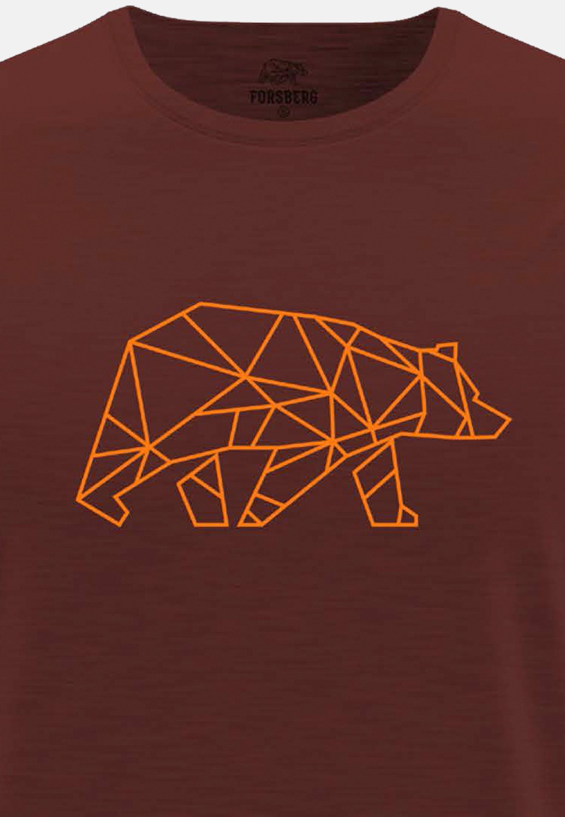 FORSBERG T-Shirt Finnson T-Shirt mit Brustlogo günstig online kaufen