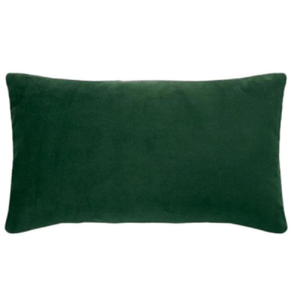 Kissenhülle Kissenhülle Samt Elegance Dark Green (25x50cm), PAD