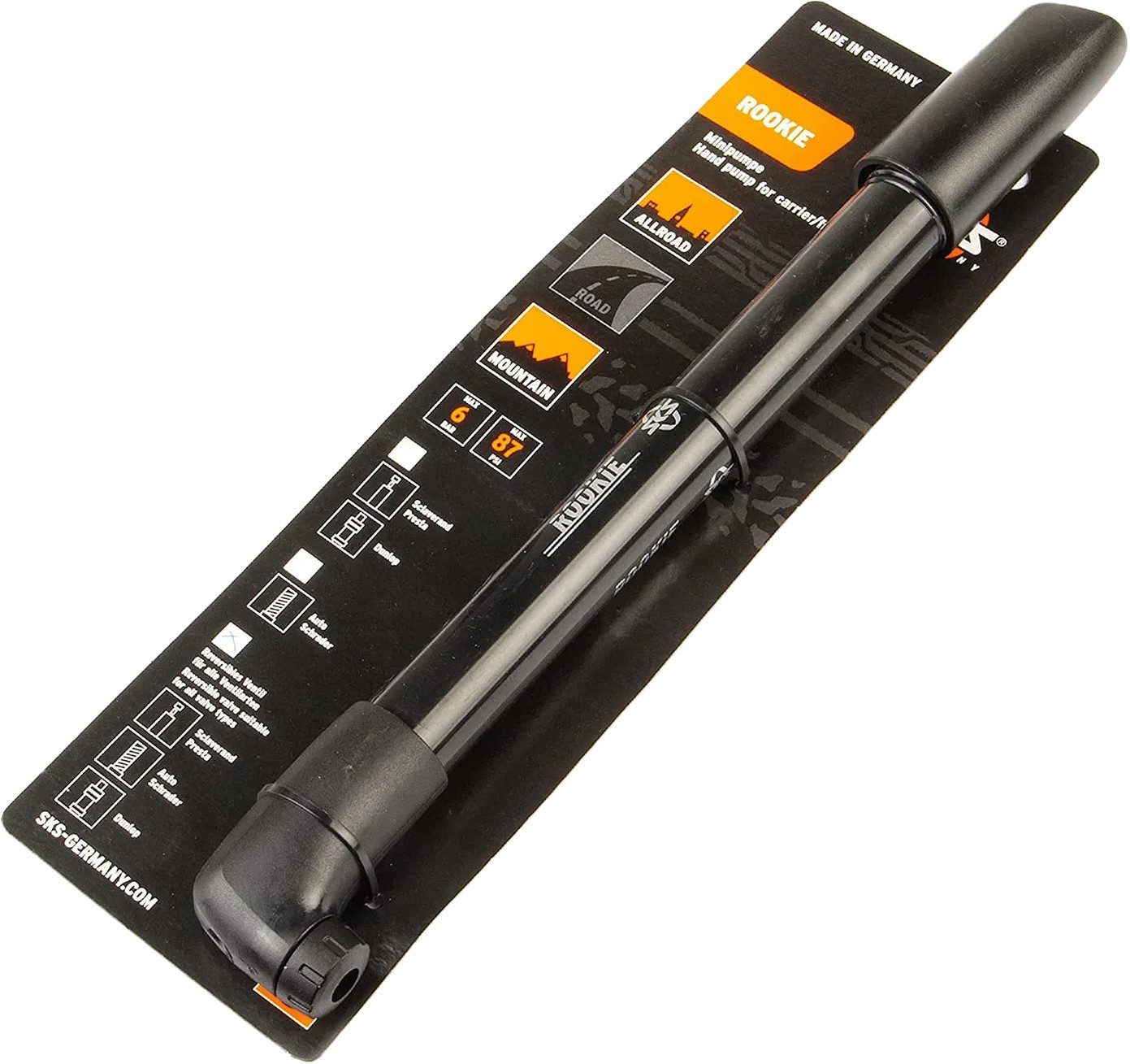 SKS Fahrradpumpe SKS Rookie Mini-Luftpumpe