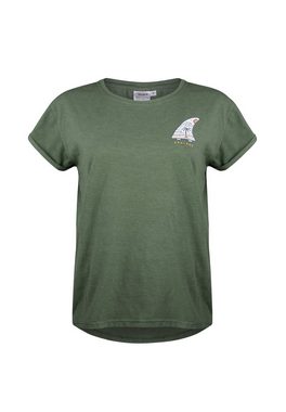 Zealous T-Shirt Fun in the Sun aus recyceltem Stoff mit Surf-Print