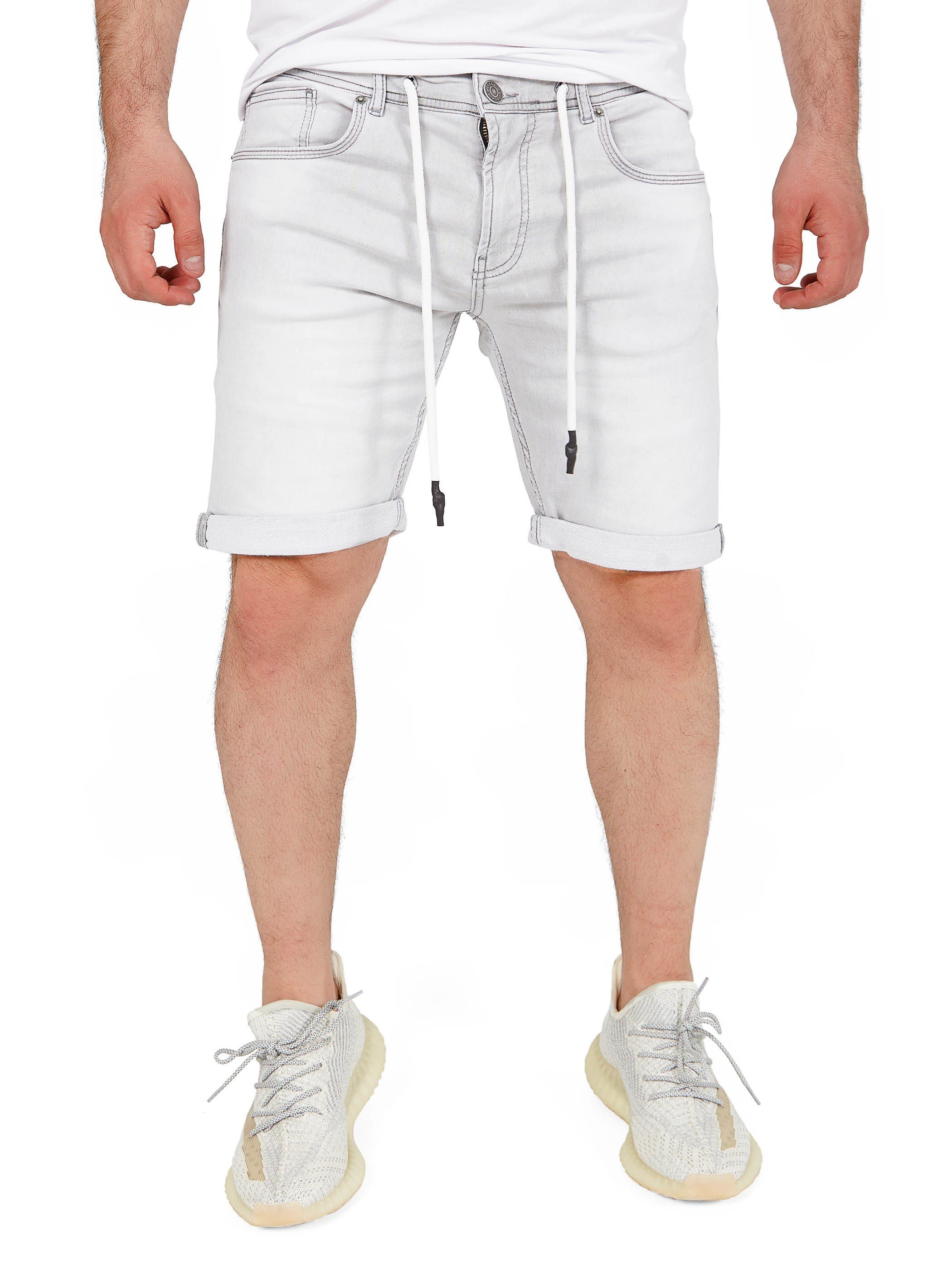 WOTEGA Jeansshorts Diego modische Jeansshorts mit Stretchanteil