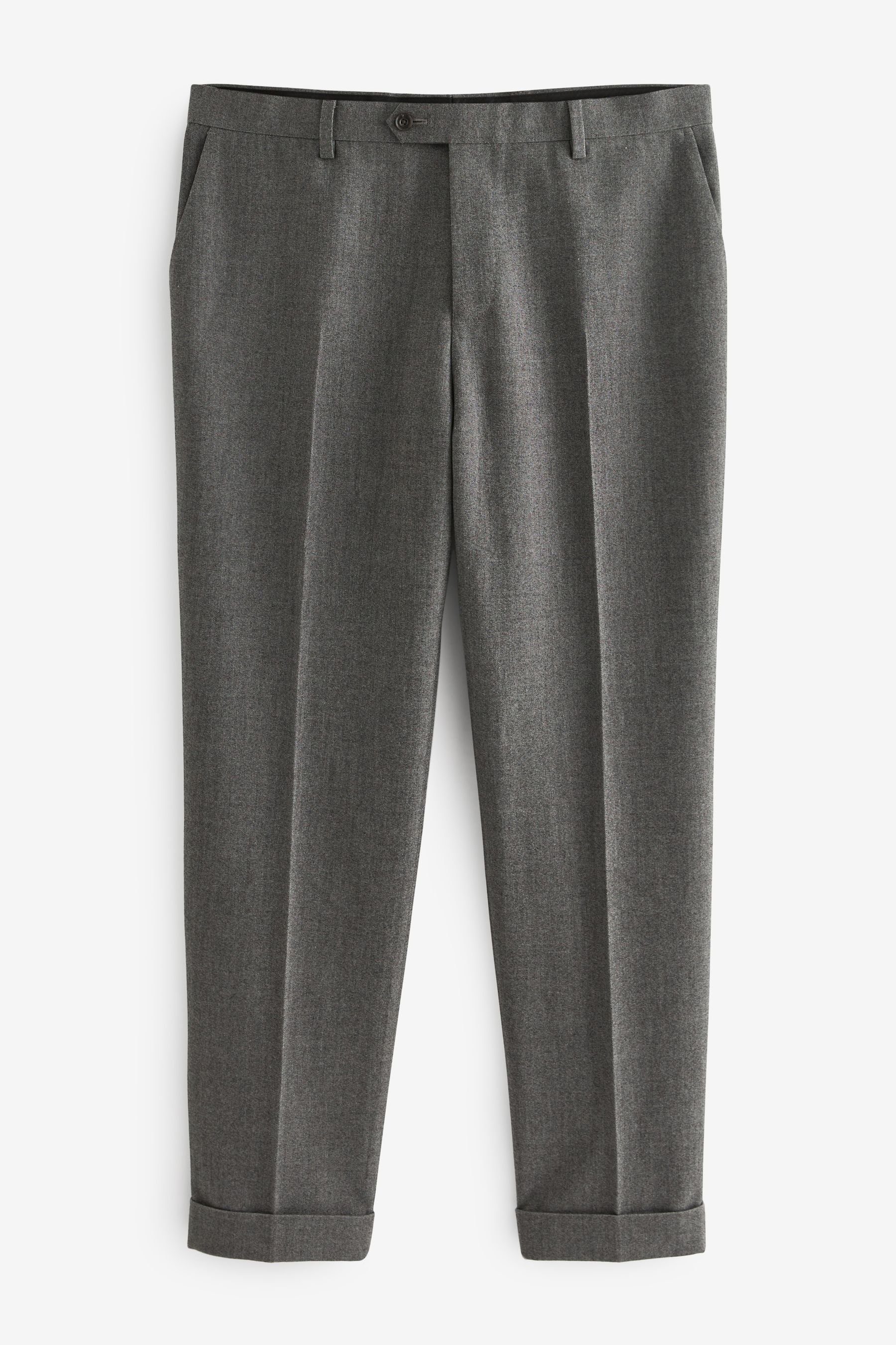 Next Anzughose Relaxed Fit Donegal-Anzug: Hose (1-tlg) Grey