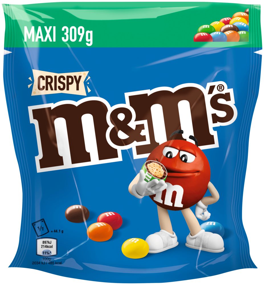 M&M's Süßigkeit M&M´S Crispy 309g
