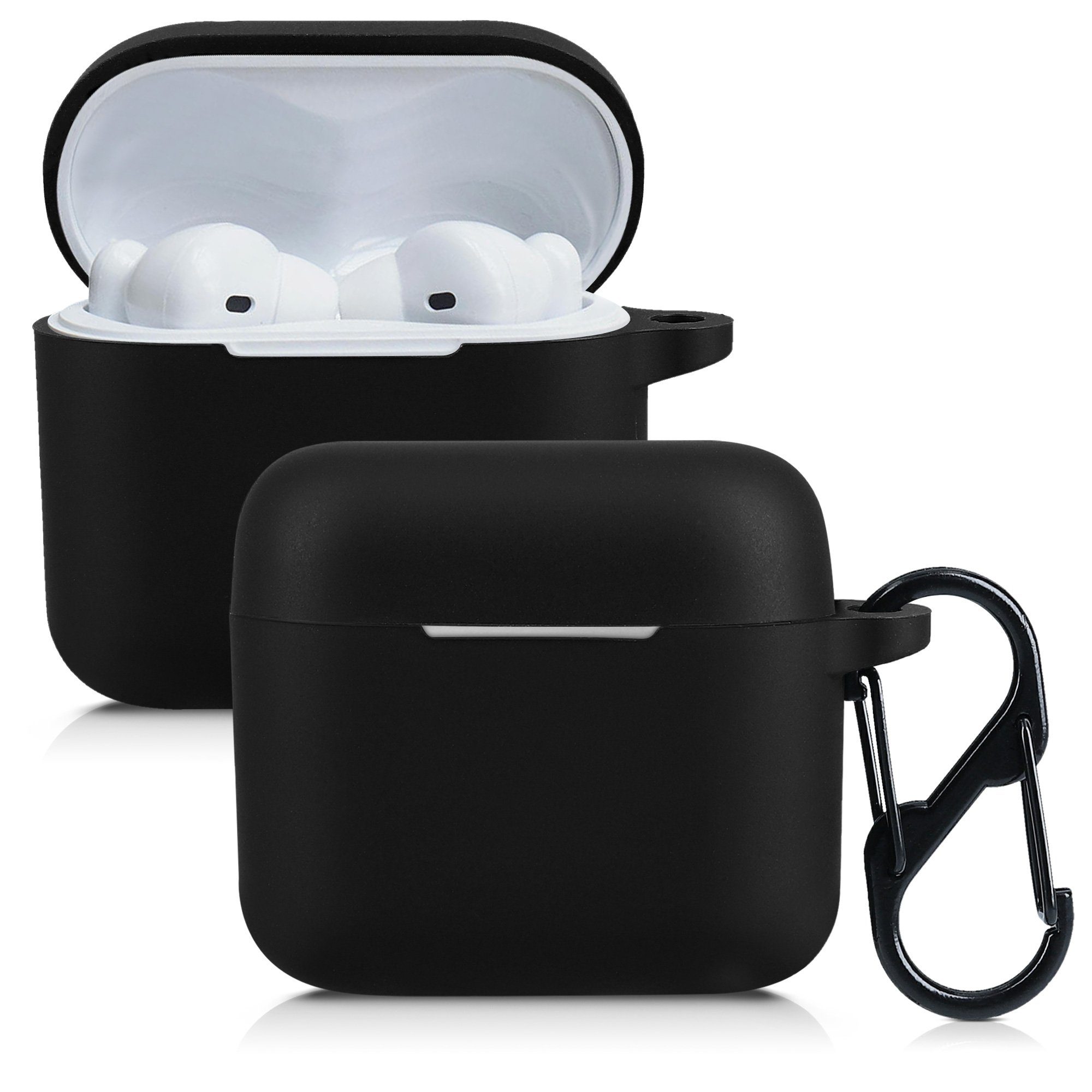 kwmobile Kopfhörer-Schutzhülle Hülle für Nokia Essential True Wireless Earphones E3101, Silikon Schutzhülle Etui Case Cover für In-Ear Headphones