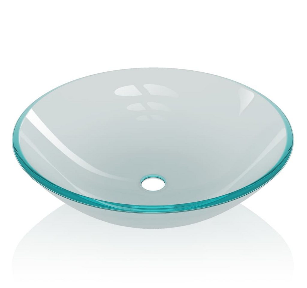 Thumbnail - vidaXL Waschbecken Waschbecken Hartglas 42 cm Mattiert