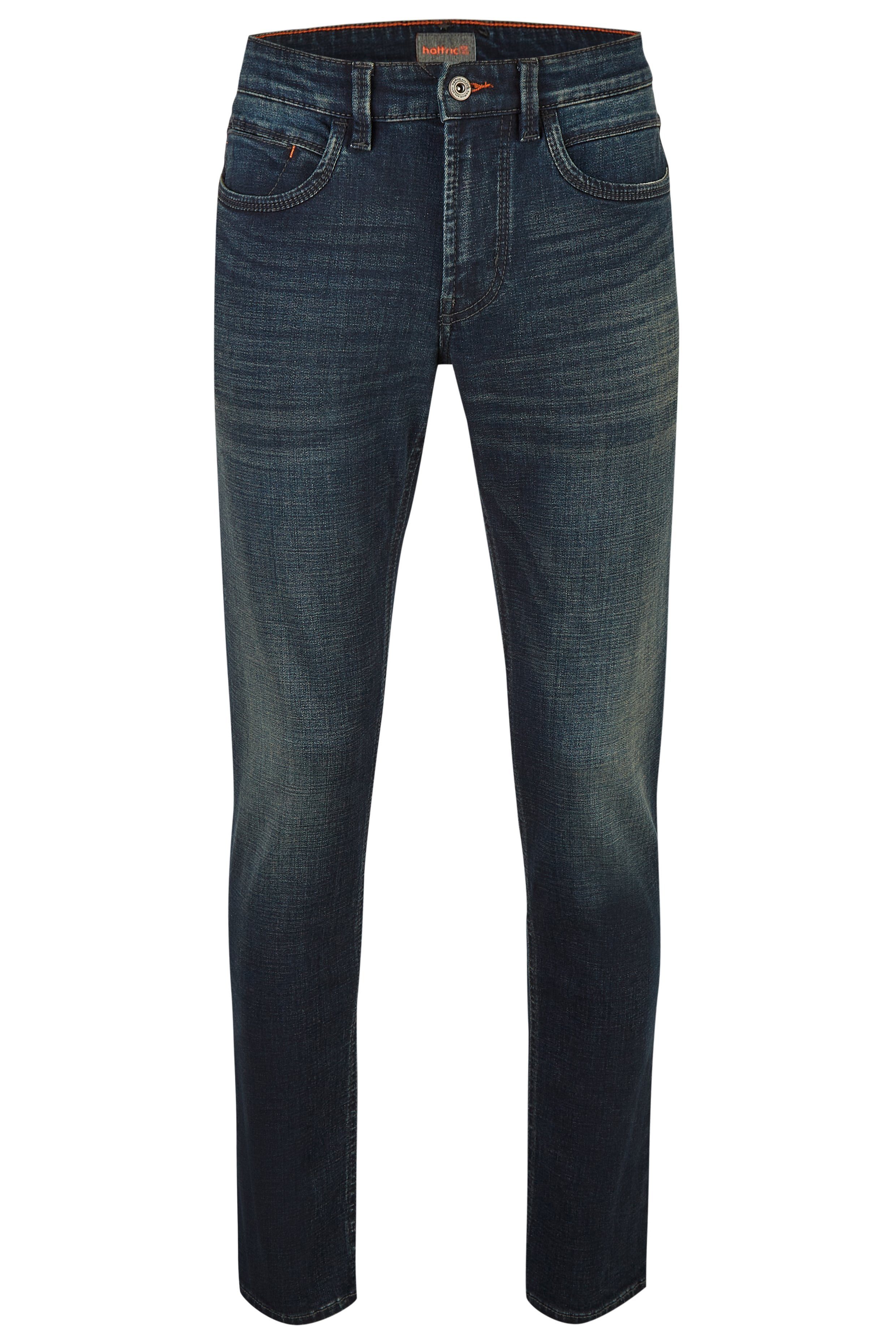 Hattric Slim-fit-Jeans Hattric Herren 5-Pocket-Hose Harris Cross-Hatch