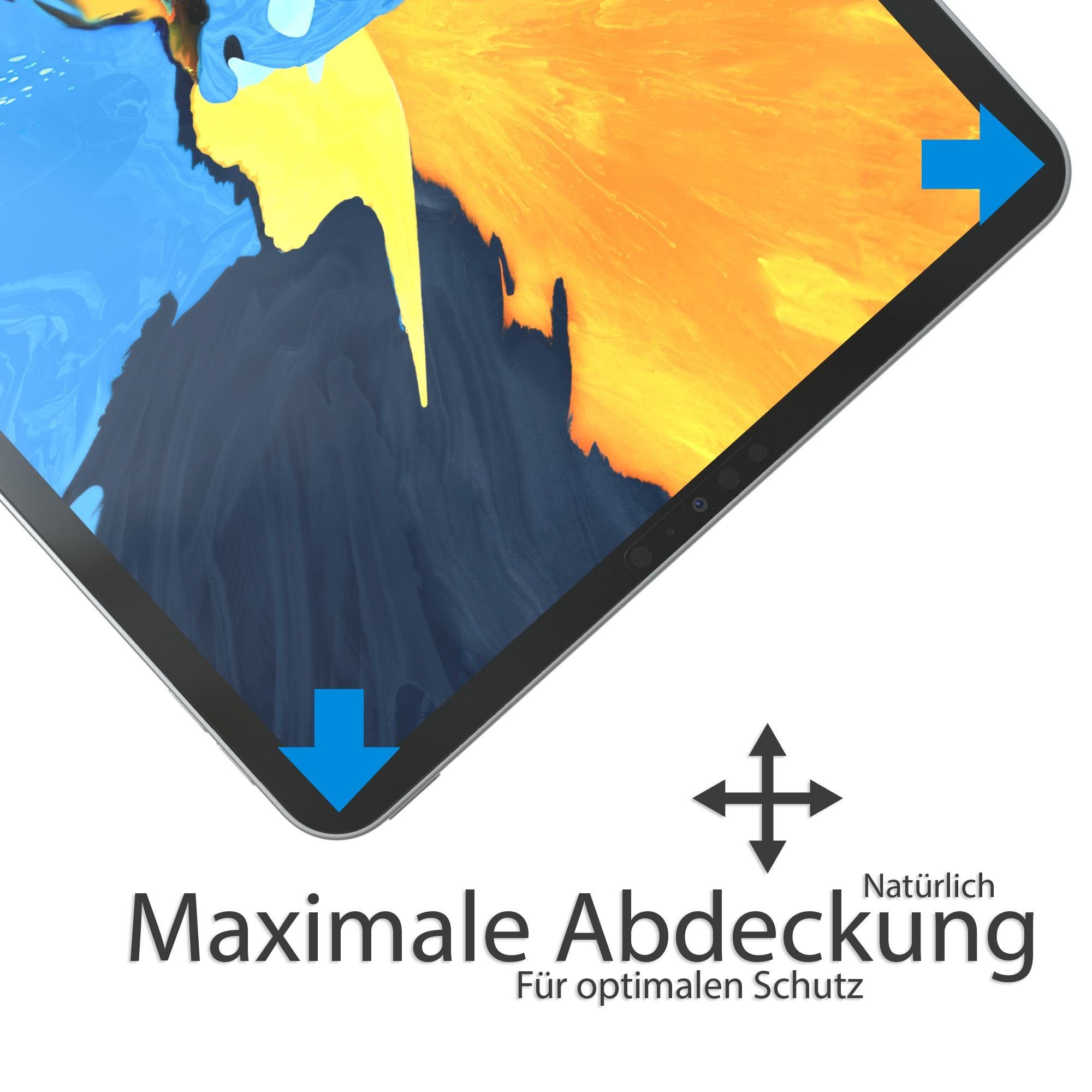 EAZY CASE Displayschutzglas Schutzglas für Apple iPad Pro 11" 1. Gen. (2018), 11 Zoll Panzerglas Displayfolie Tabletschutz Glasfolie Kratzschutz – Bild 4 von 5