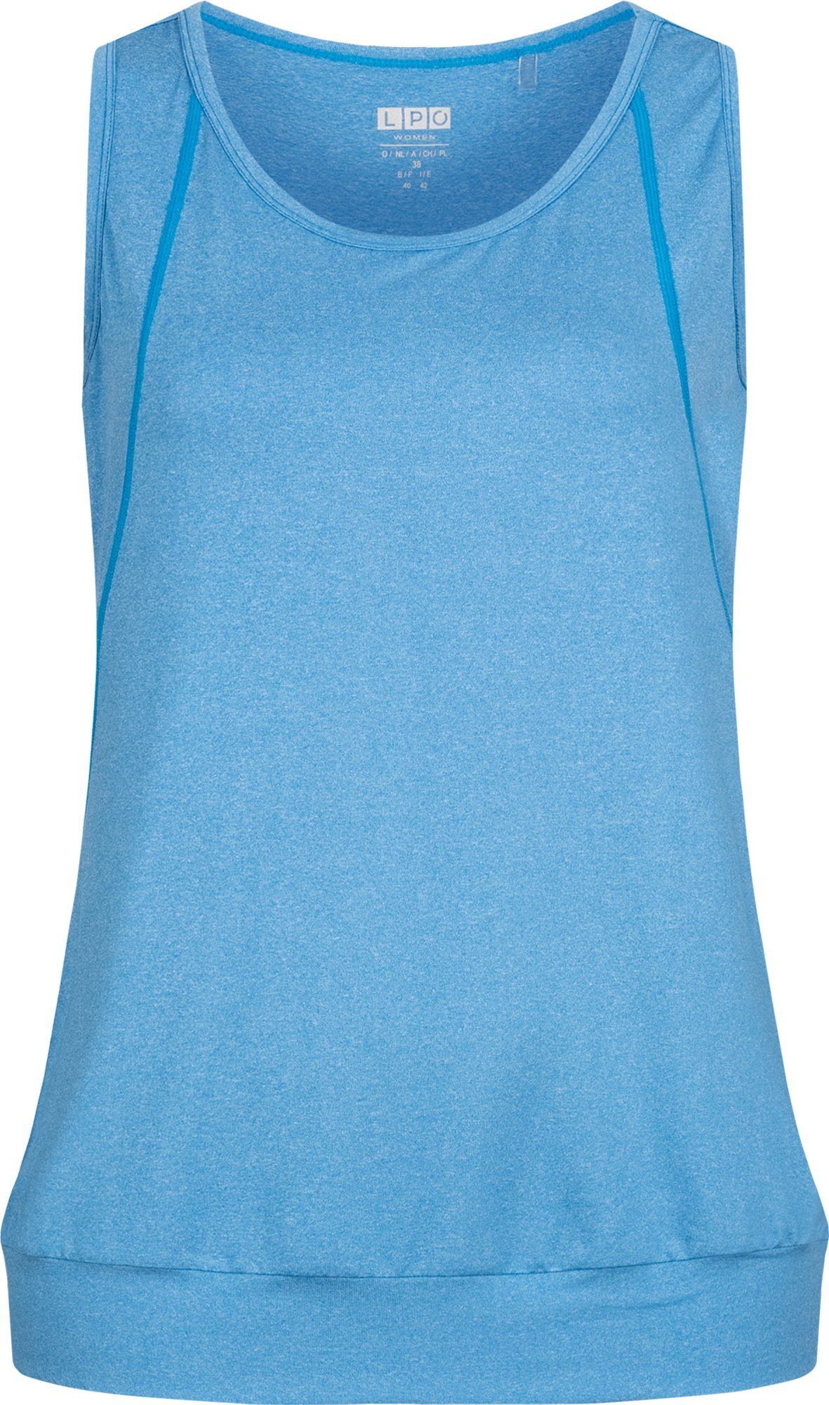 LPO Funktionsshirt NAKINA TOP WOMEN Funktionsshirt mit V-Ausschnitt hellblau | Funktionsshirts