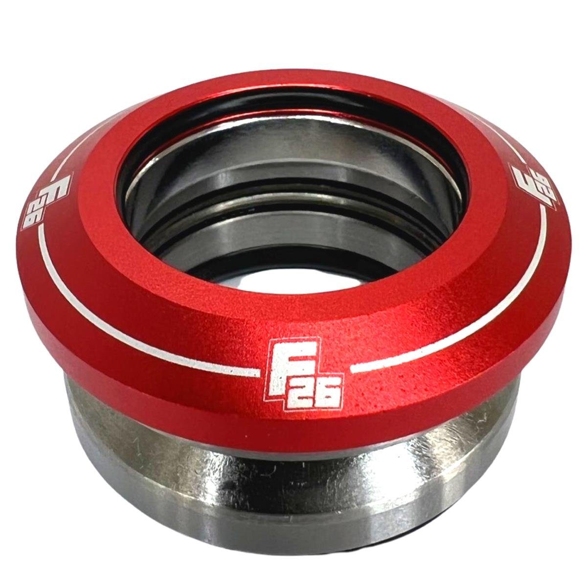 Stuntscooter Fantic26 Stunt-Scooter / BMX Full Integrated Headset 1 1/8'' Rot