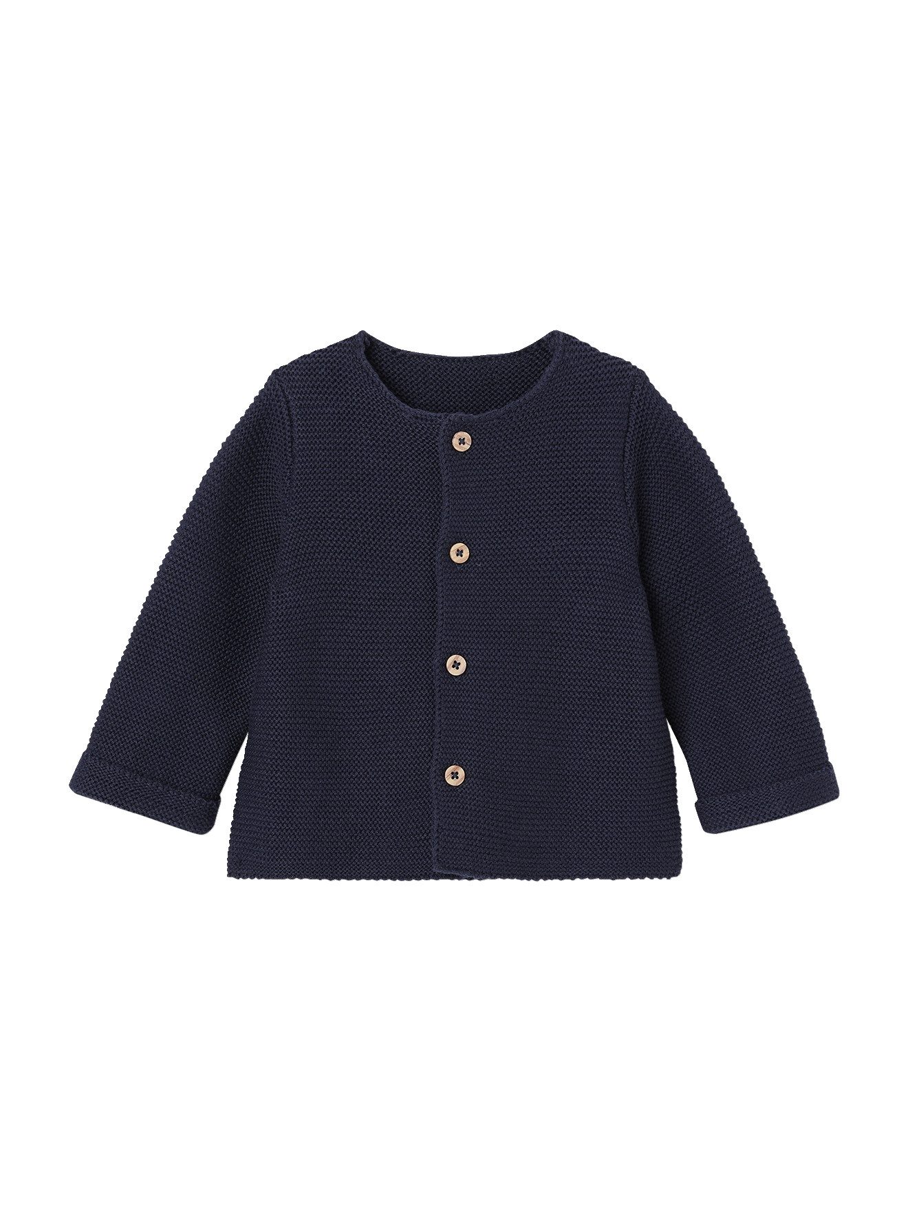 vertbaudet Strickjacke Baby Strickjacke aus Baumwolle BASIC