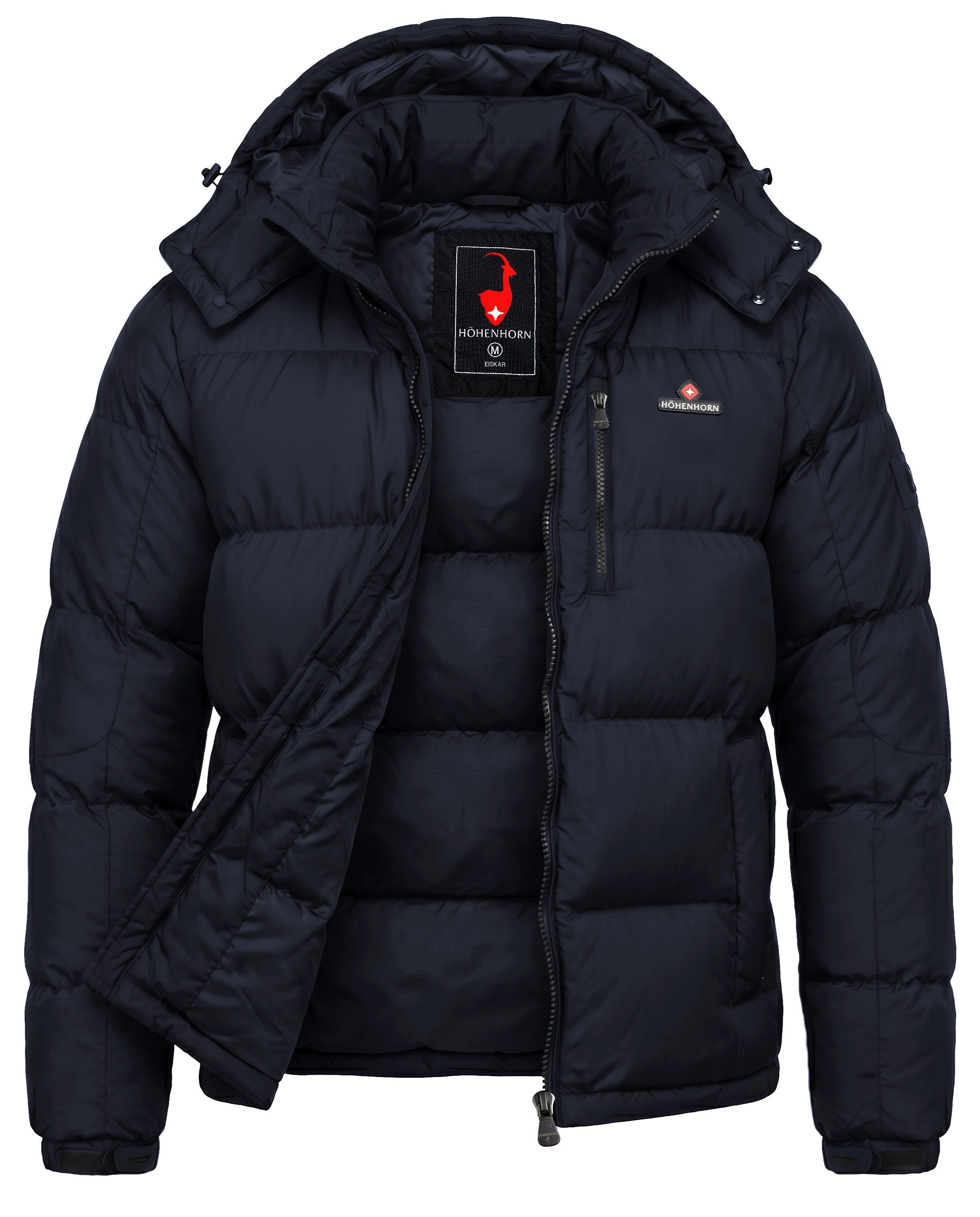 Höhenhorn Winterjacke Eiskar Herren Winter Jacke Gefüttert Steppjacke für Männer