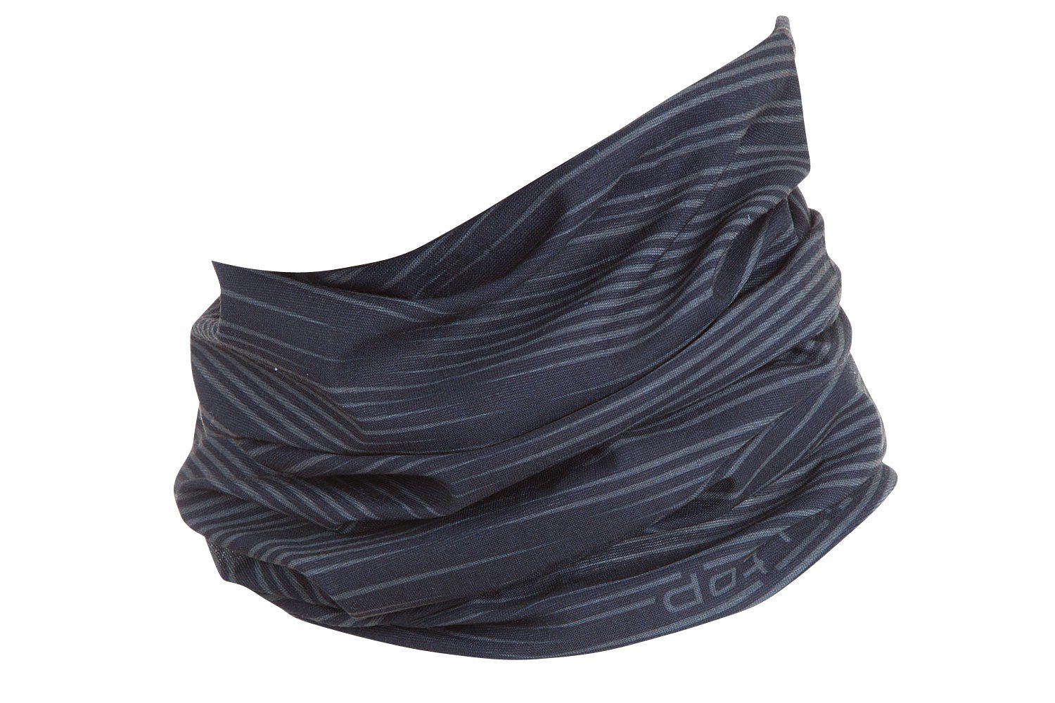 Kopftuch, - Schlauchtuch Motorradtuch Halstuch, Multifunktionstuch schwarz Streifen graue Hilltop Bandana,