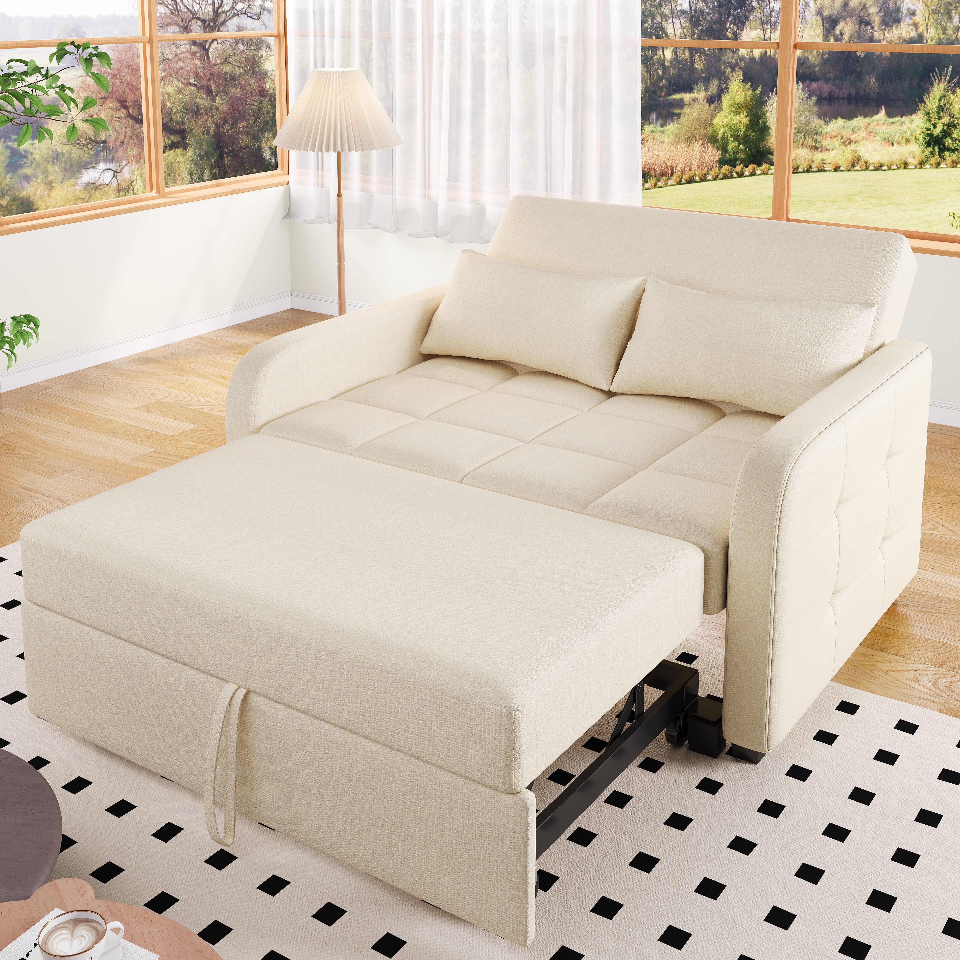 Furnishings Home Polsterbett Schlafsofa Loungesofa Chaiselongue Verstellbares