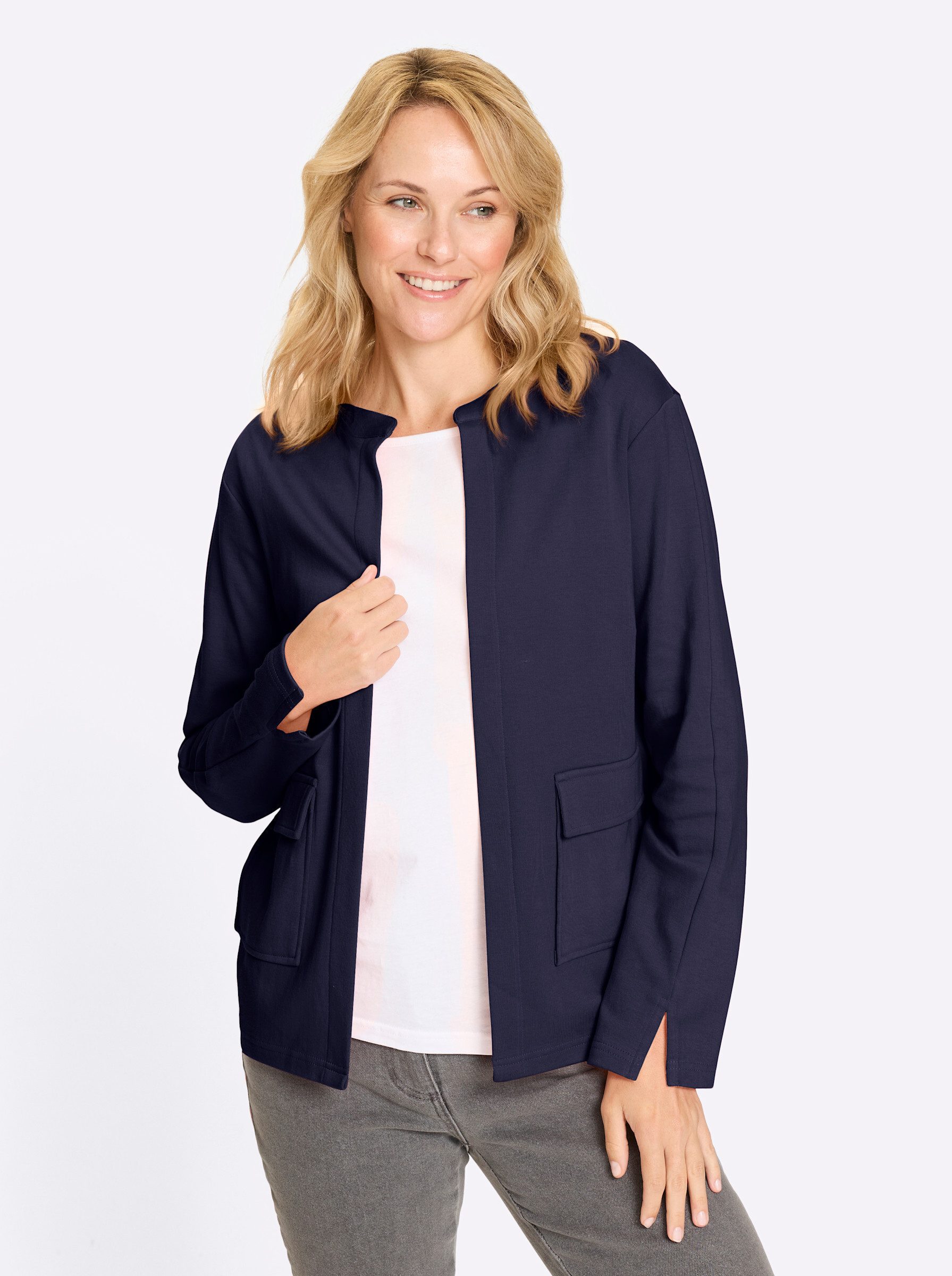 Sieh an! Blusenblazer Jerseyblazer . günstig online kaufen