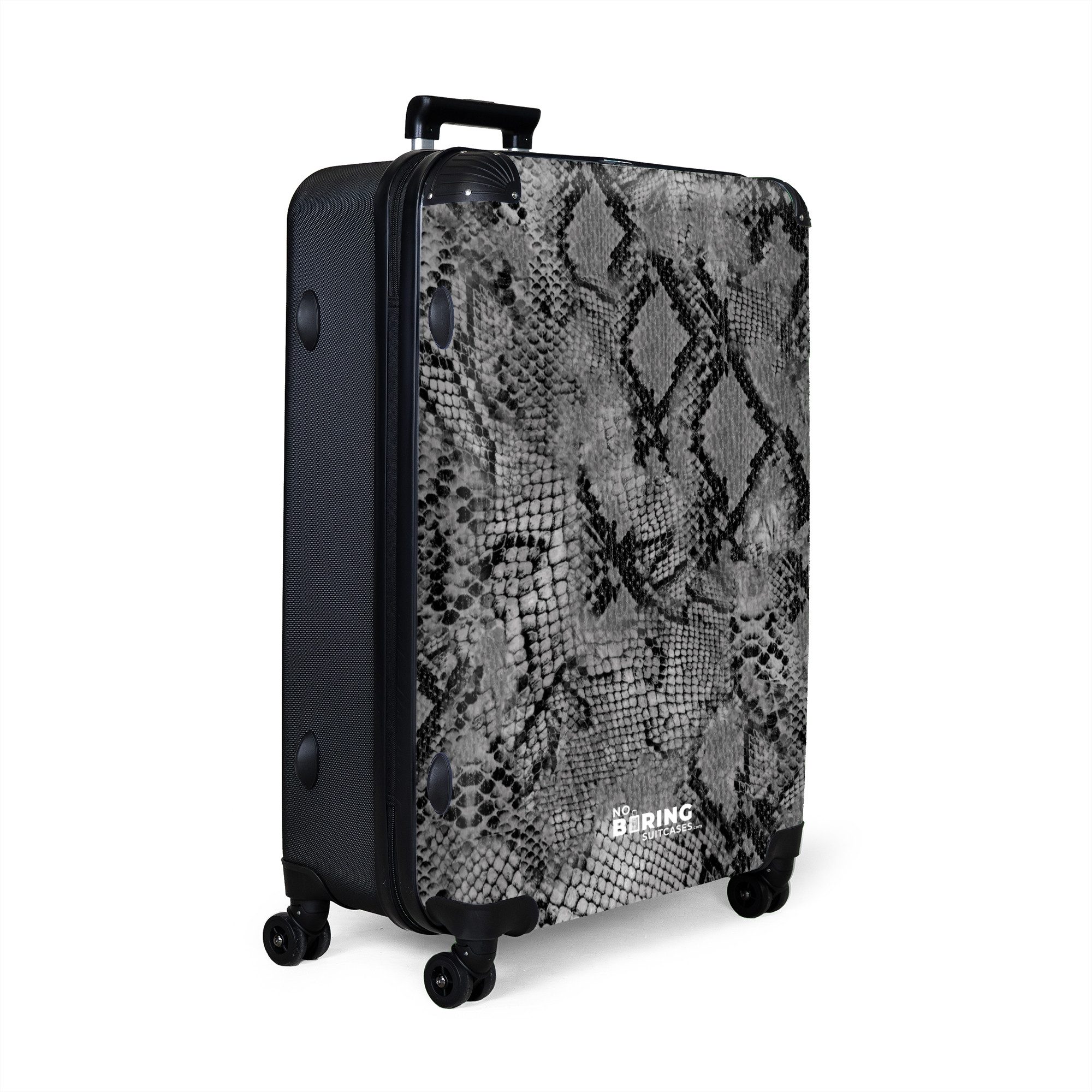 NoBoringSuitcases.com© Hartschalen-Trolley Tiermuster - Schlange - günstig online kaufen