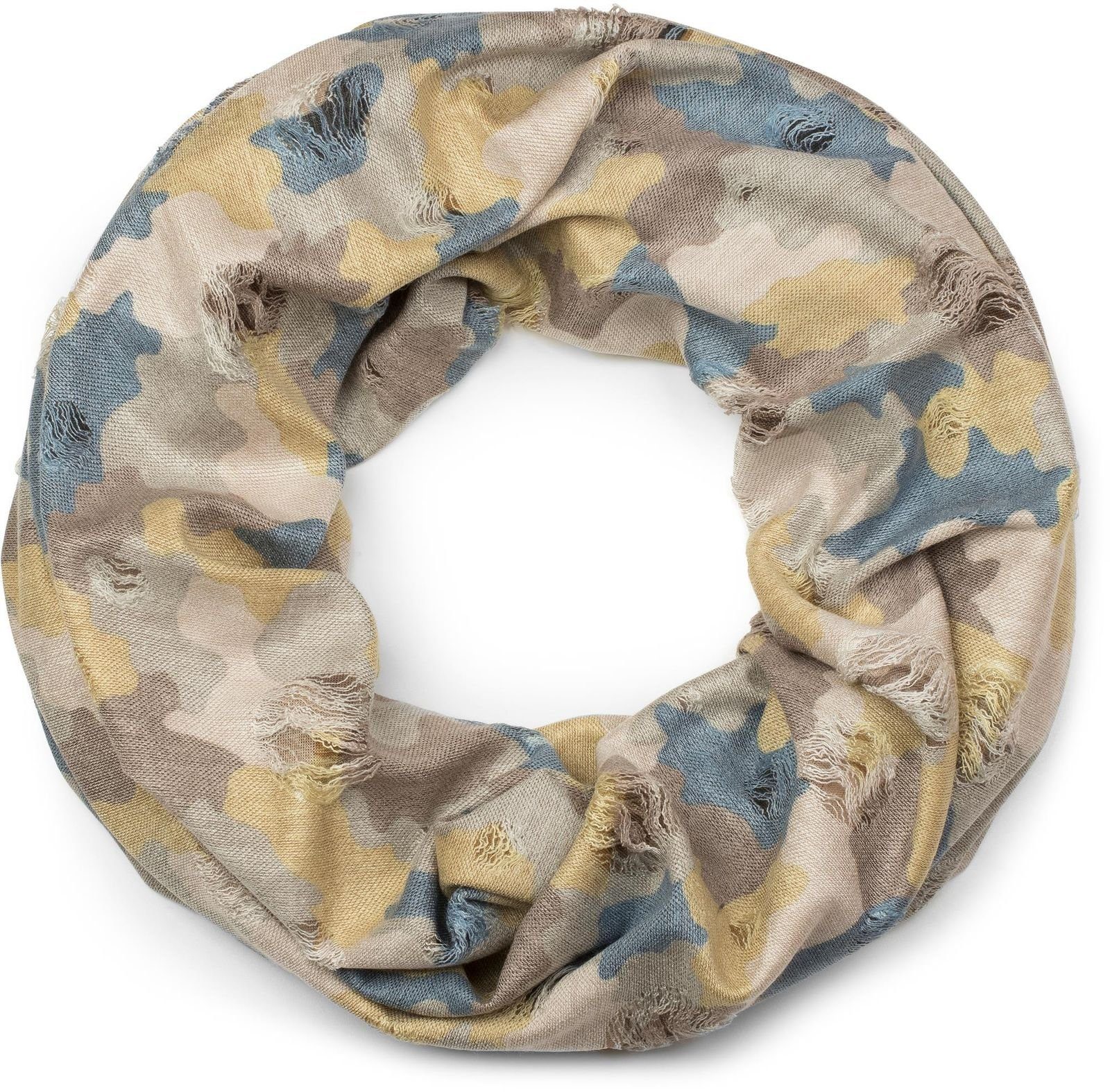 Loop Destroyed Loop mit Camouflage Muster