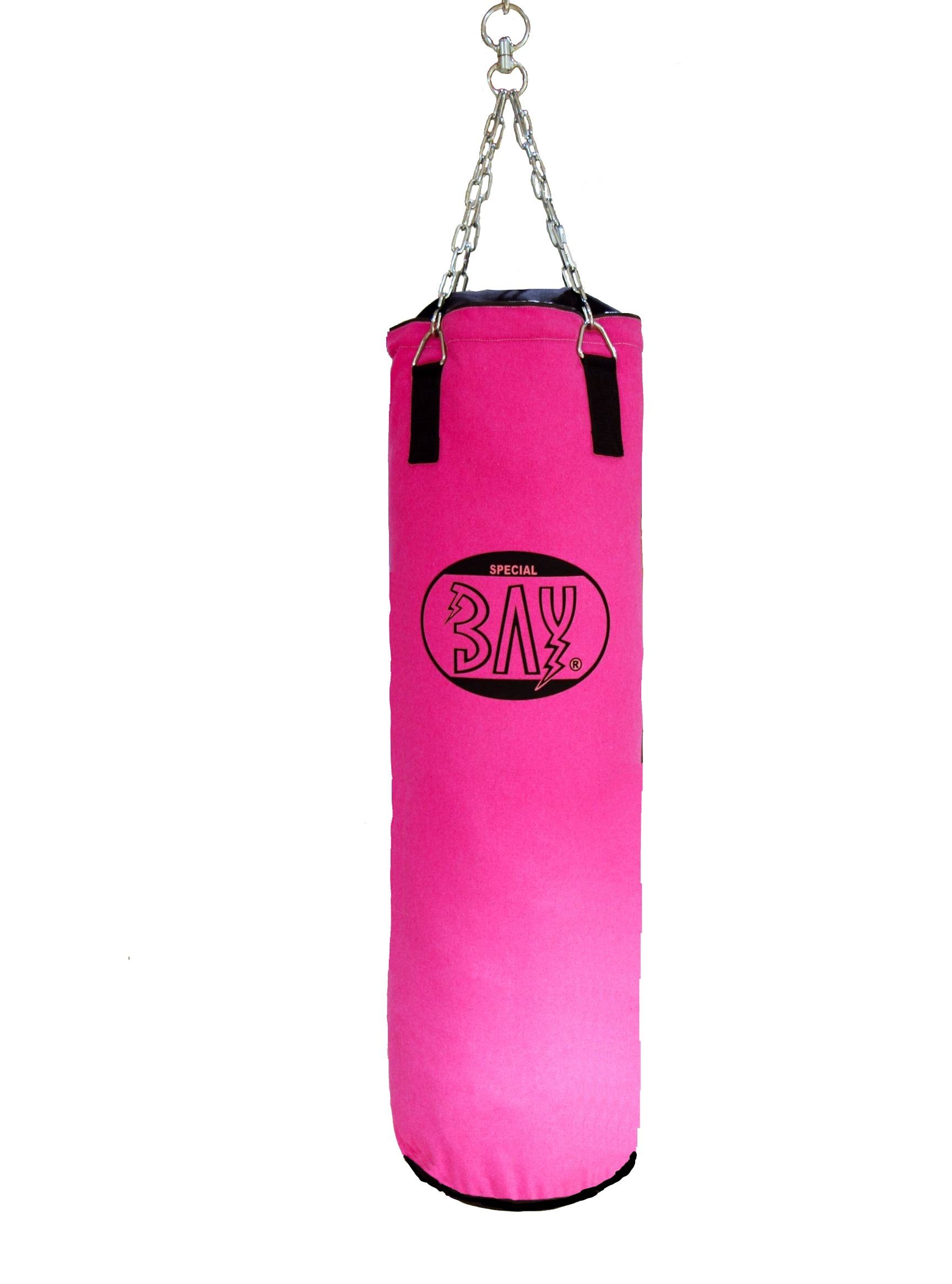 Boxsack Sandsack 120 x 30 cm Canvas pink ungefüllt groß