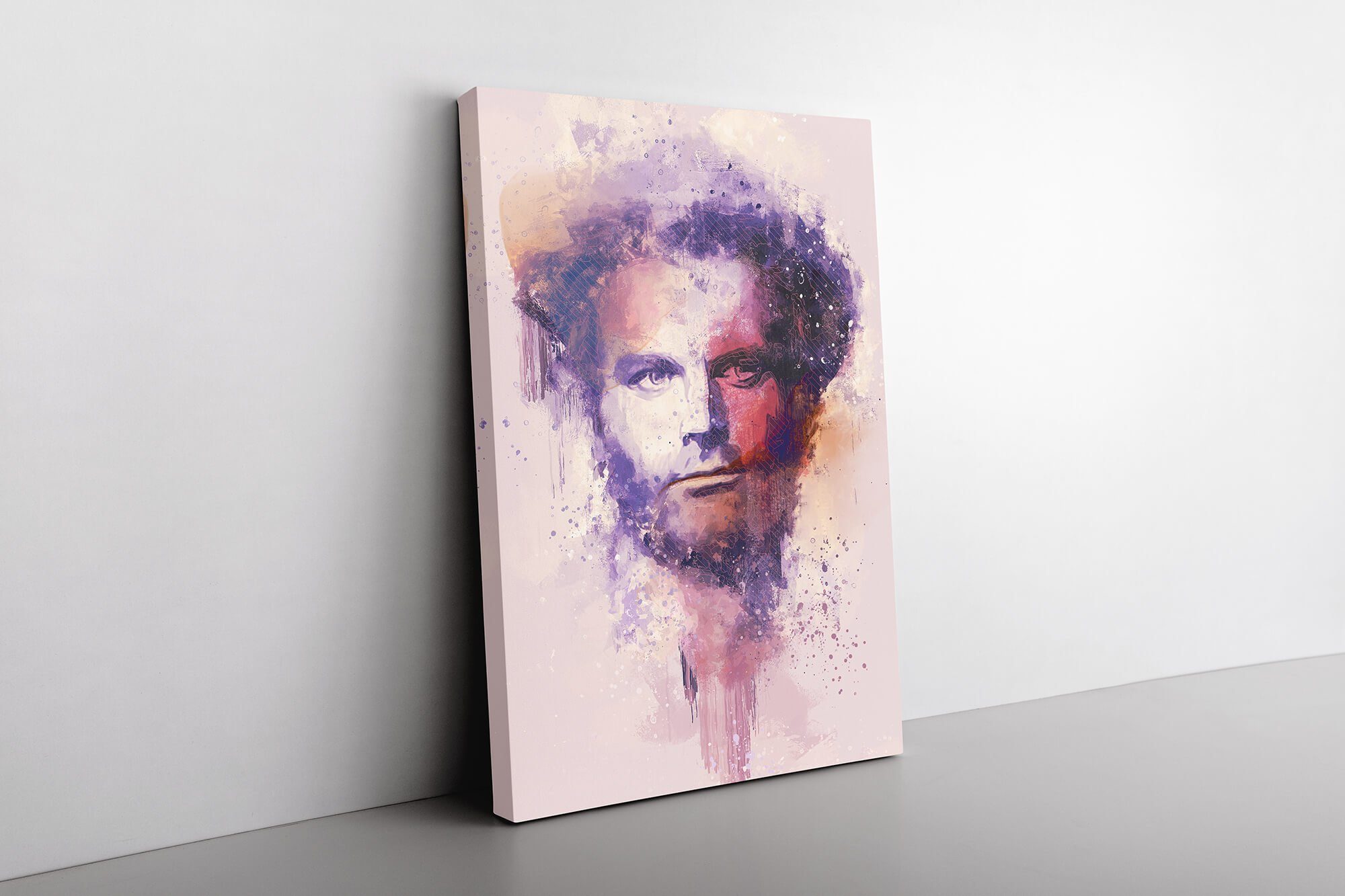 Sinus Art Leinwandbild Terence Porträt Abstrakt günstig online kaufen