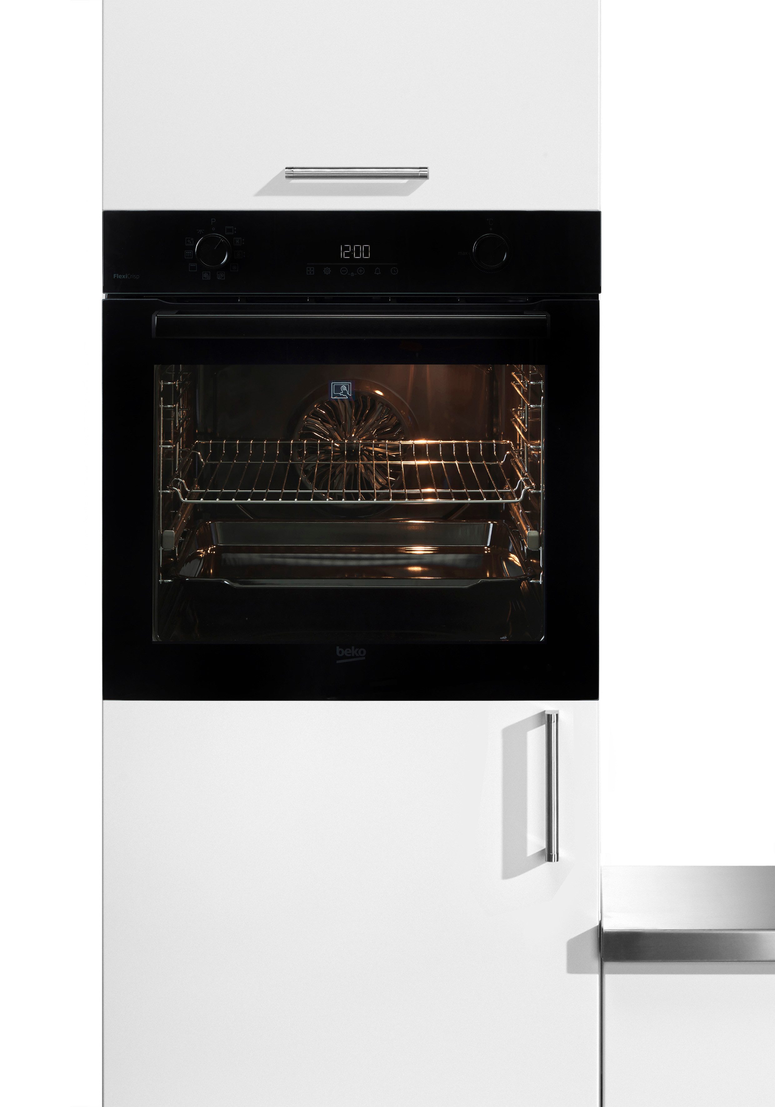 BEKO Backofen BBIM17300BMPEF, mit 1-fach-Teleskopauszug, Pyrolyse-Selbstreinigung, Die AeroPerfect-Technologie: für einheitliches und präzises Backen