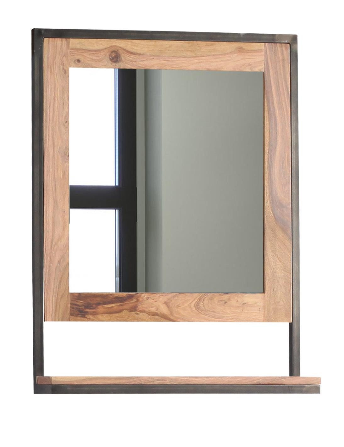 WOLF MÖBEL Wandspiegel SHELF Badspiegel 60x75 mit 1 Ablage (60 x 12 x 75)