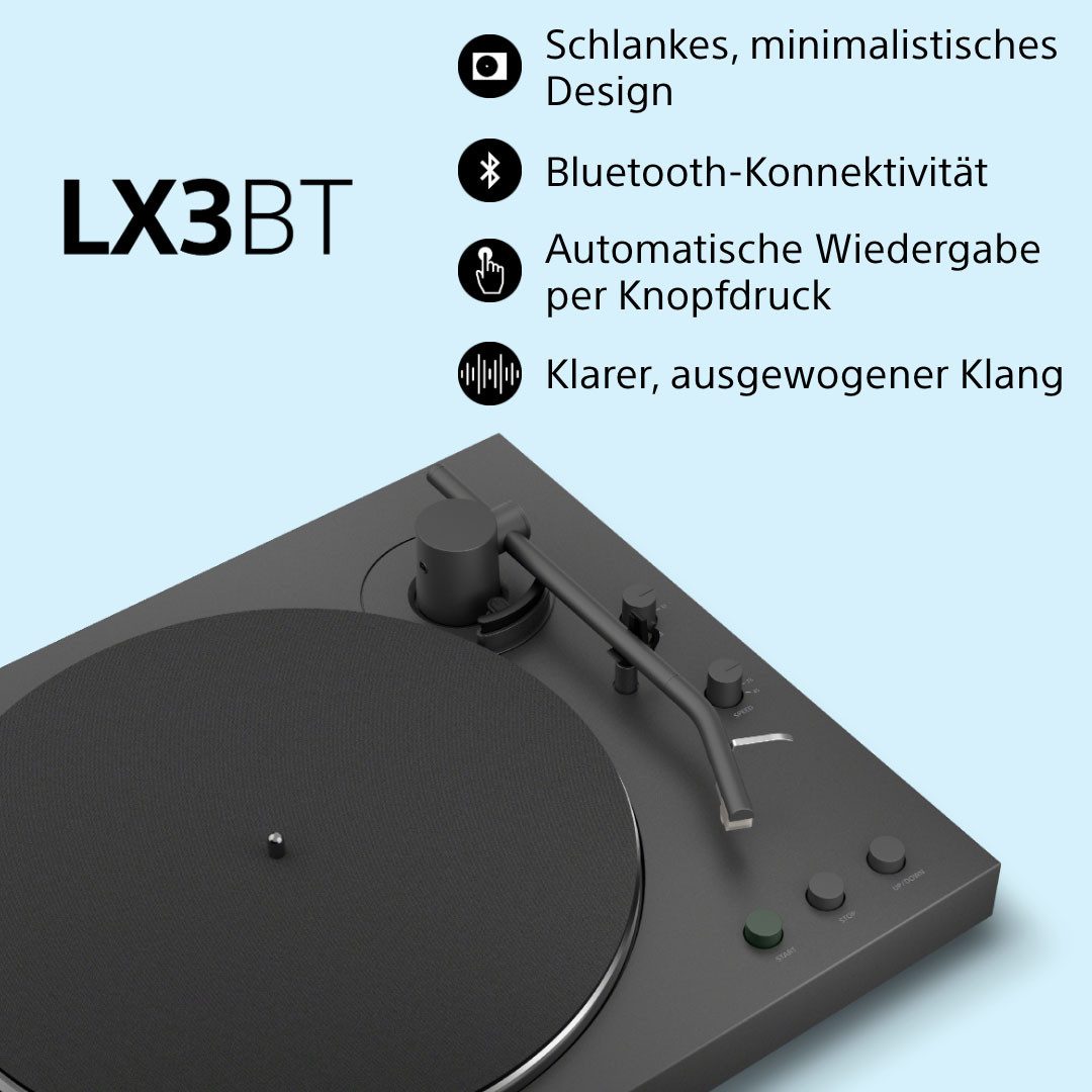 Sony PS-LX3BT Plattenspieler (Riemenantrieb, Bluetooth) – Bild 5 von 5