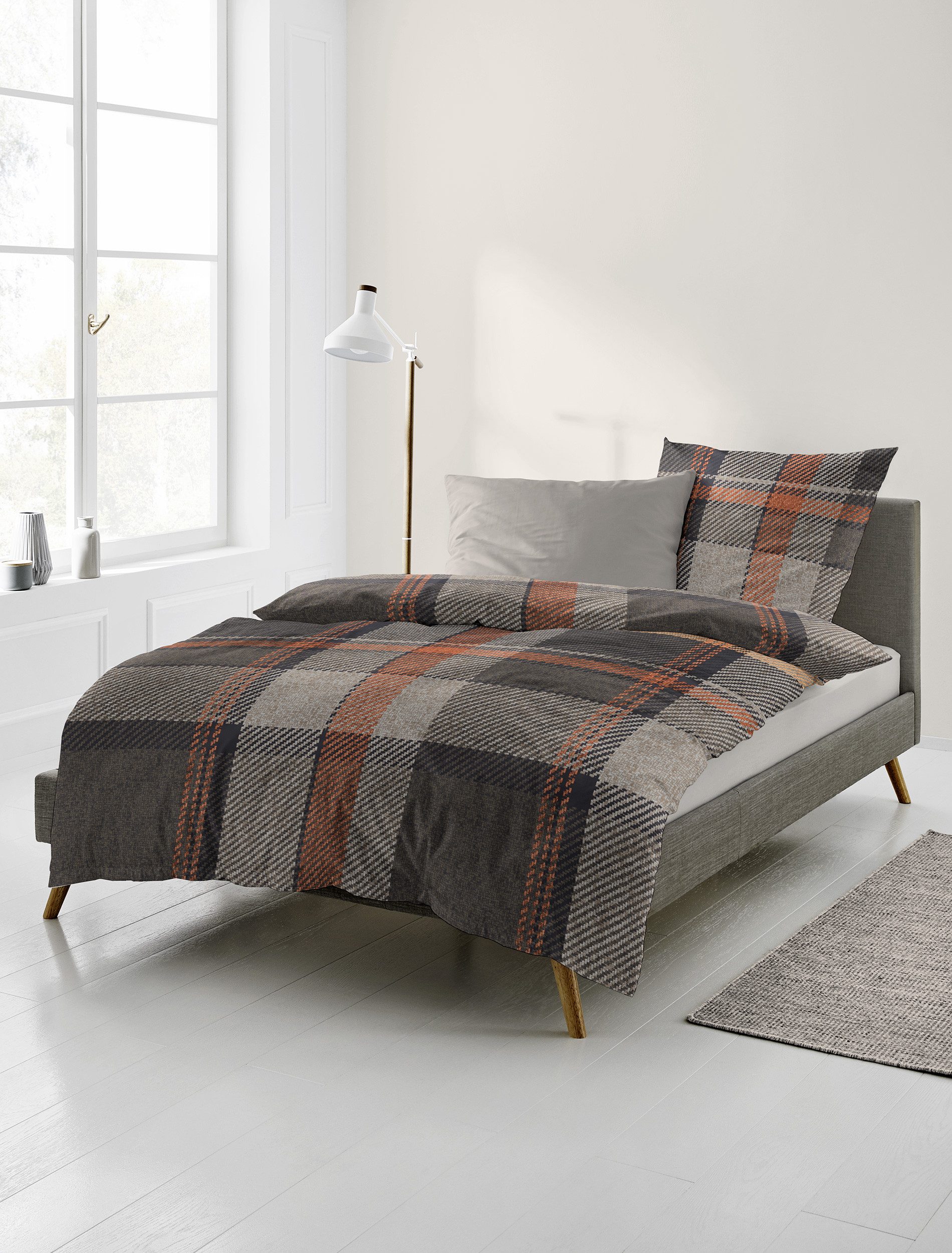 BIERBAUM Bettwäsche 4046, Renforcé, 2 teilig, in Renforcé und Biber aus 100 günstig online kaufen