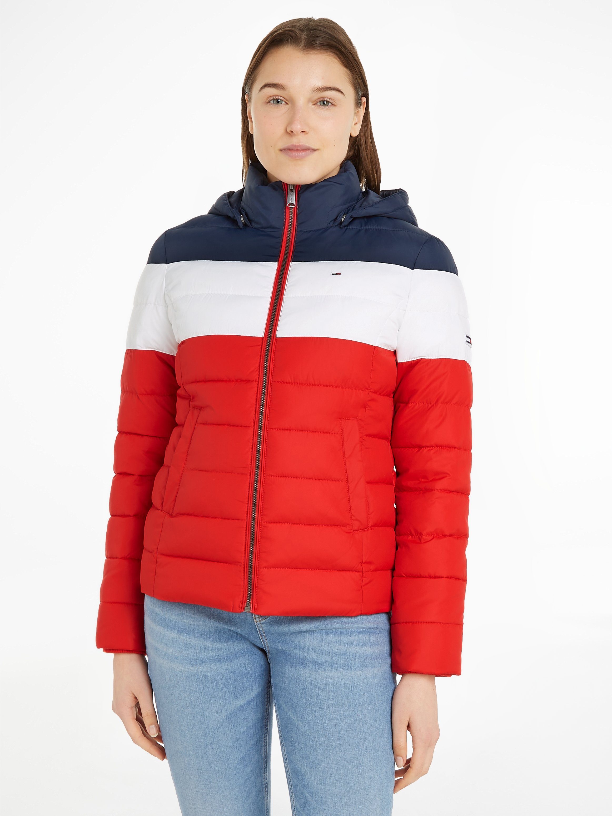 Tommy Jeans Outdoorjacke TJW COLORBLOCK JACKET im modischem Colorblocking