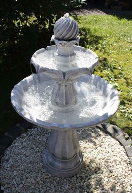 Kiom Gartenbrunnen Springbrunnen Stufenbrunnen FoSteps 93 cm, 57 cm Breite