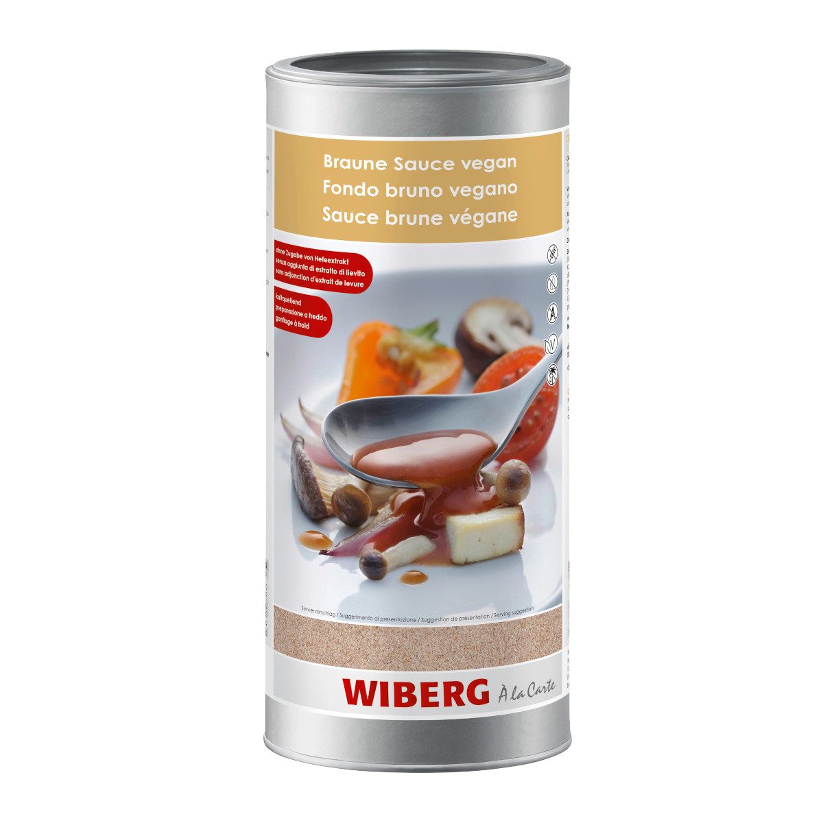 WIBERG Gewürz, Wiberg Braune Sauce Zutatenmischung vegan pflanzenbasiert 1000g